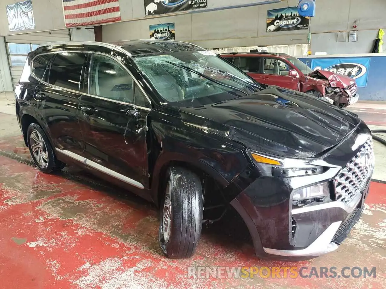 4 Photograph of a damaged car 5NMS2DAJ0NH445783 HYUNDAI SANTA FE 2022