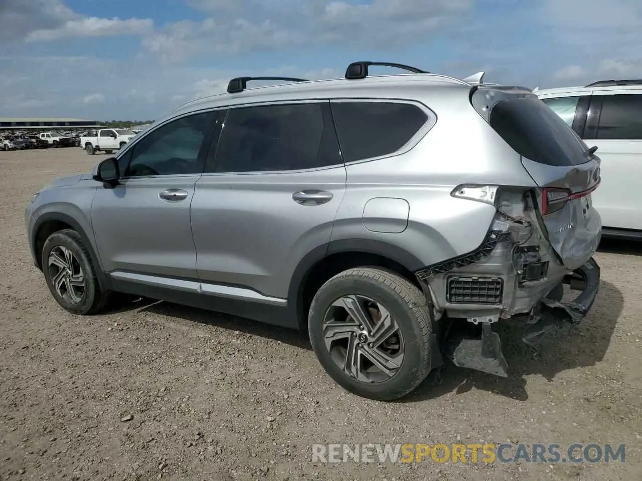 2 Photograph of a damaged car 5NMS2DAJ1NH454489 HYUNDAI SANTA FE 2022