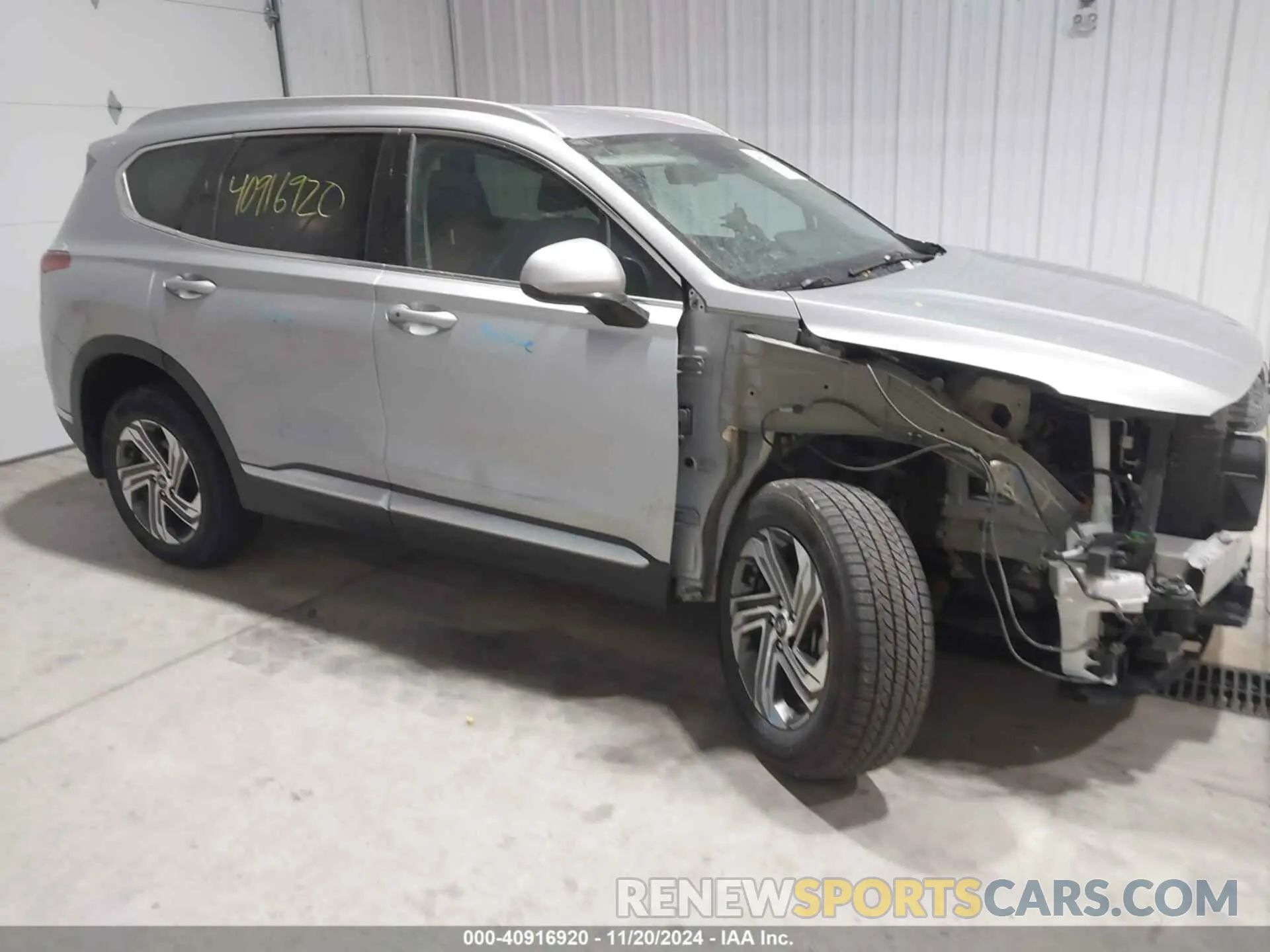 1 Photograph of a damaged car 5NMS2DAJ1NH473091 HYUNDAI SANTA FE 2022