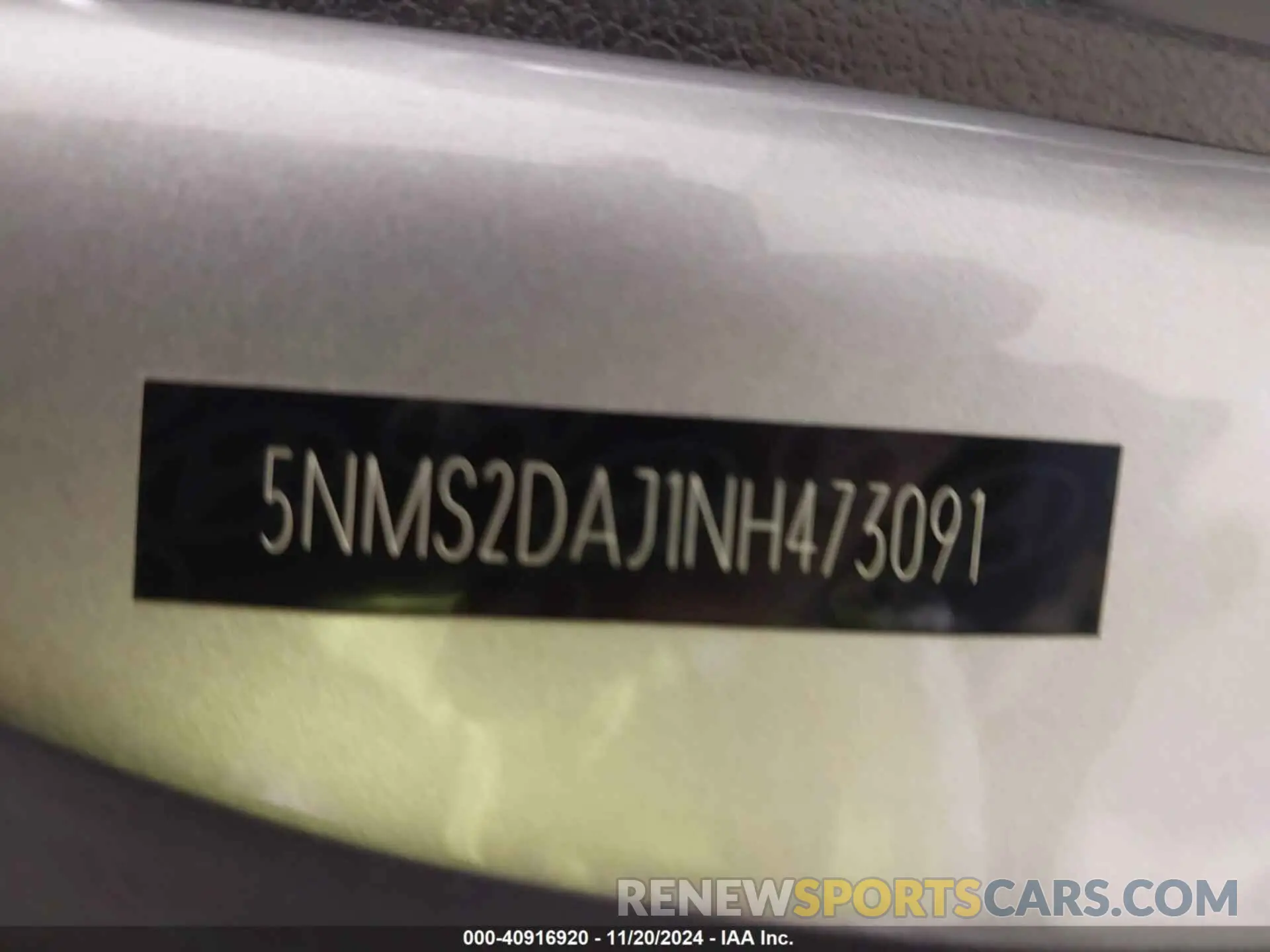 9 Photograph of a damaged car 5NMS2DAJ1NH473091 HYUNDAI SANTA FE 2022