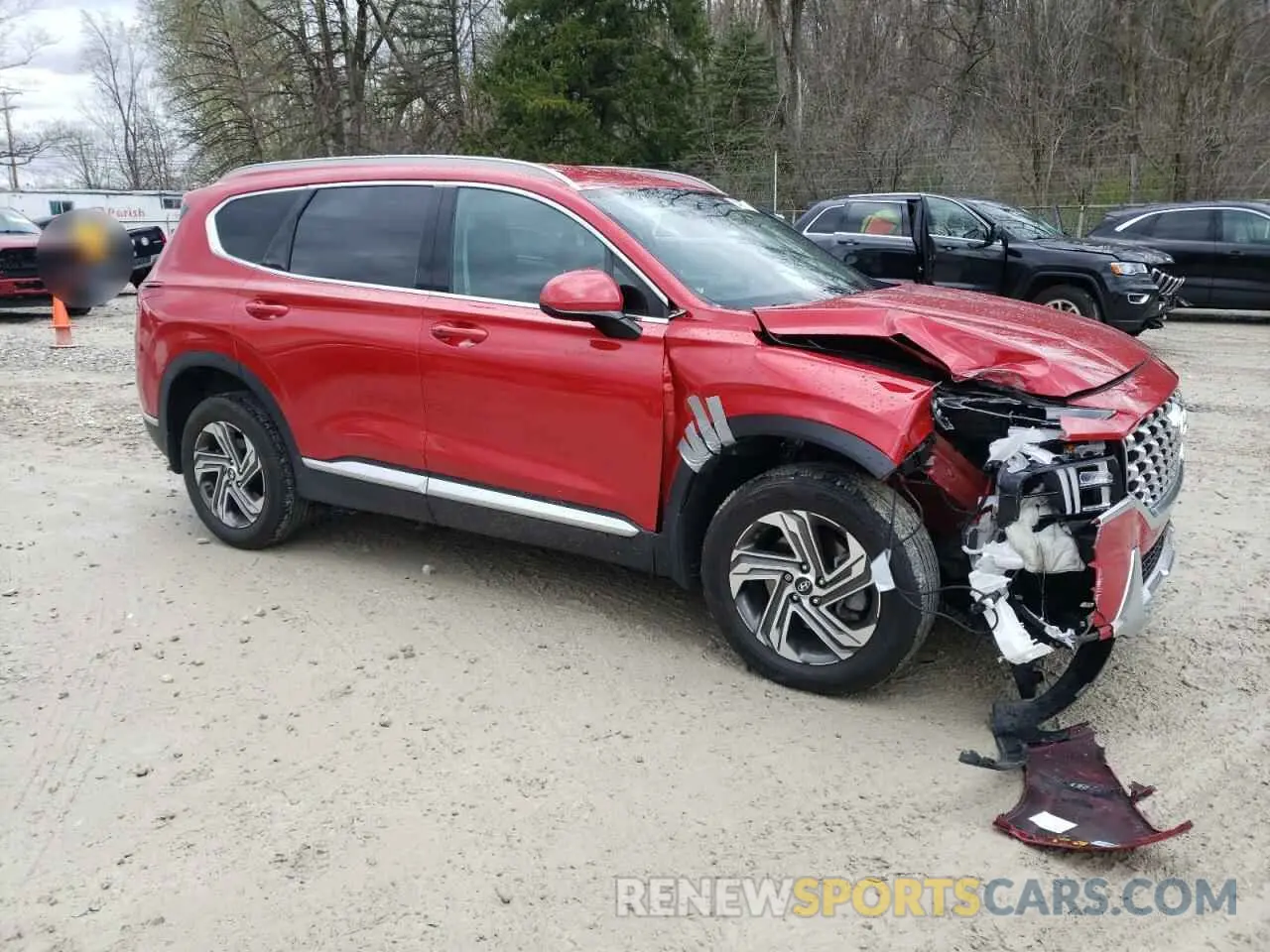 4 Photograph of a damaged car 5NMS2DAJ3NH450914 HYUNDAI SANTA FE 2022