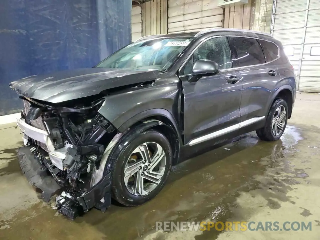 1 Photograph of a damaged car 5NMS2DAJ3NH464778 HYUNDAI SANTA FE 2022