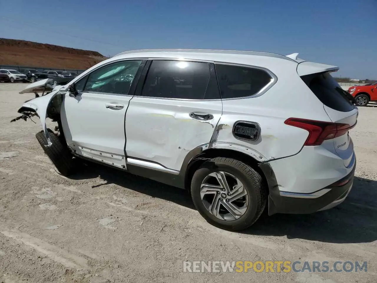 2 Photograph of a damaged car 5NMS2DAJ3NH469026 HYUNDAI SANTA FE 2022