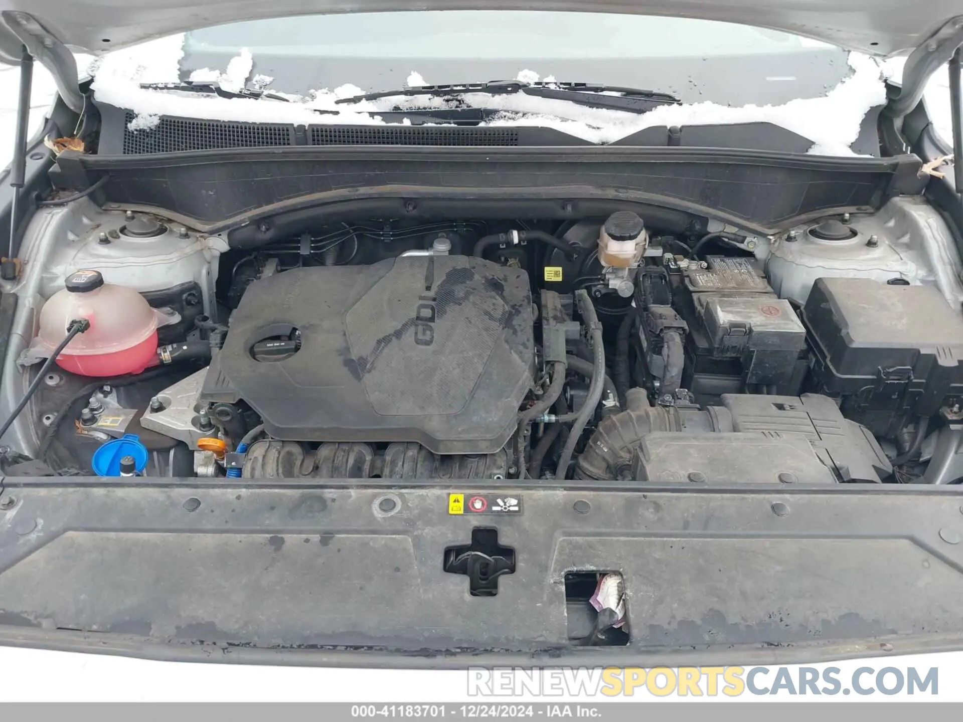 10 Photograph of a damaged car 5NMS2DAJ4NH410101 HYUNDAI SANTA FE 2022