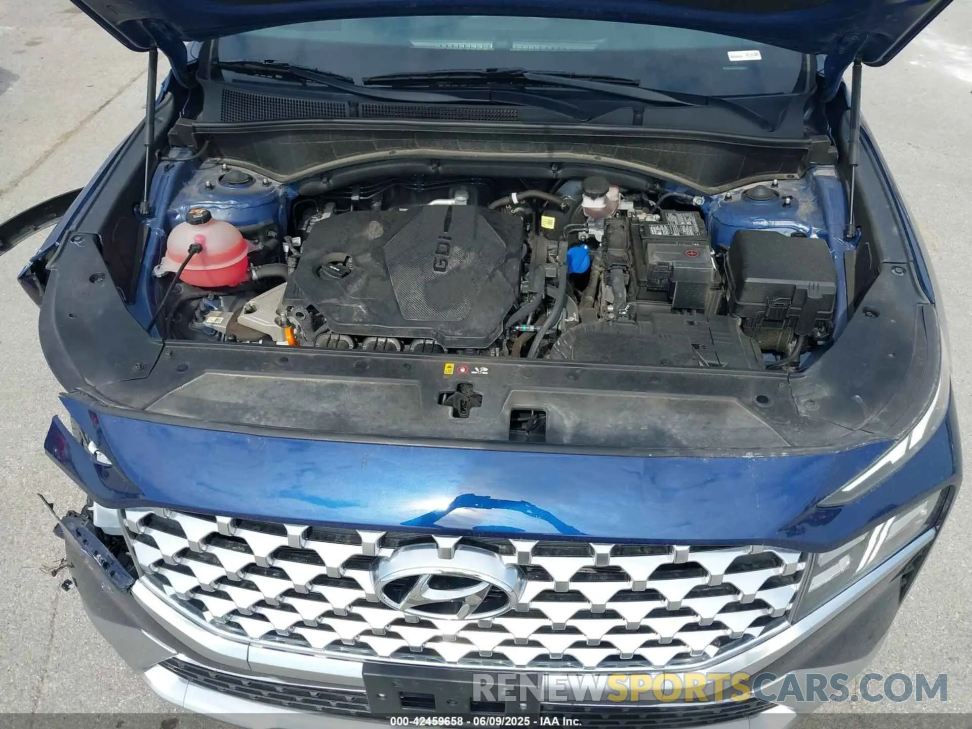 10 Photograph of a damaged car 5NMS2DAJ5NH412200 HYUNDAI SANTA FE 2022