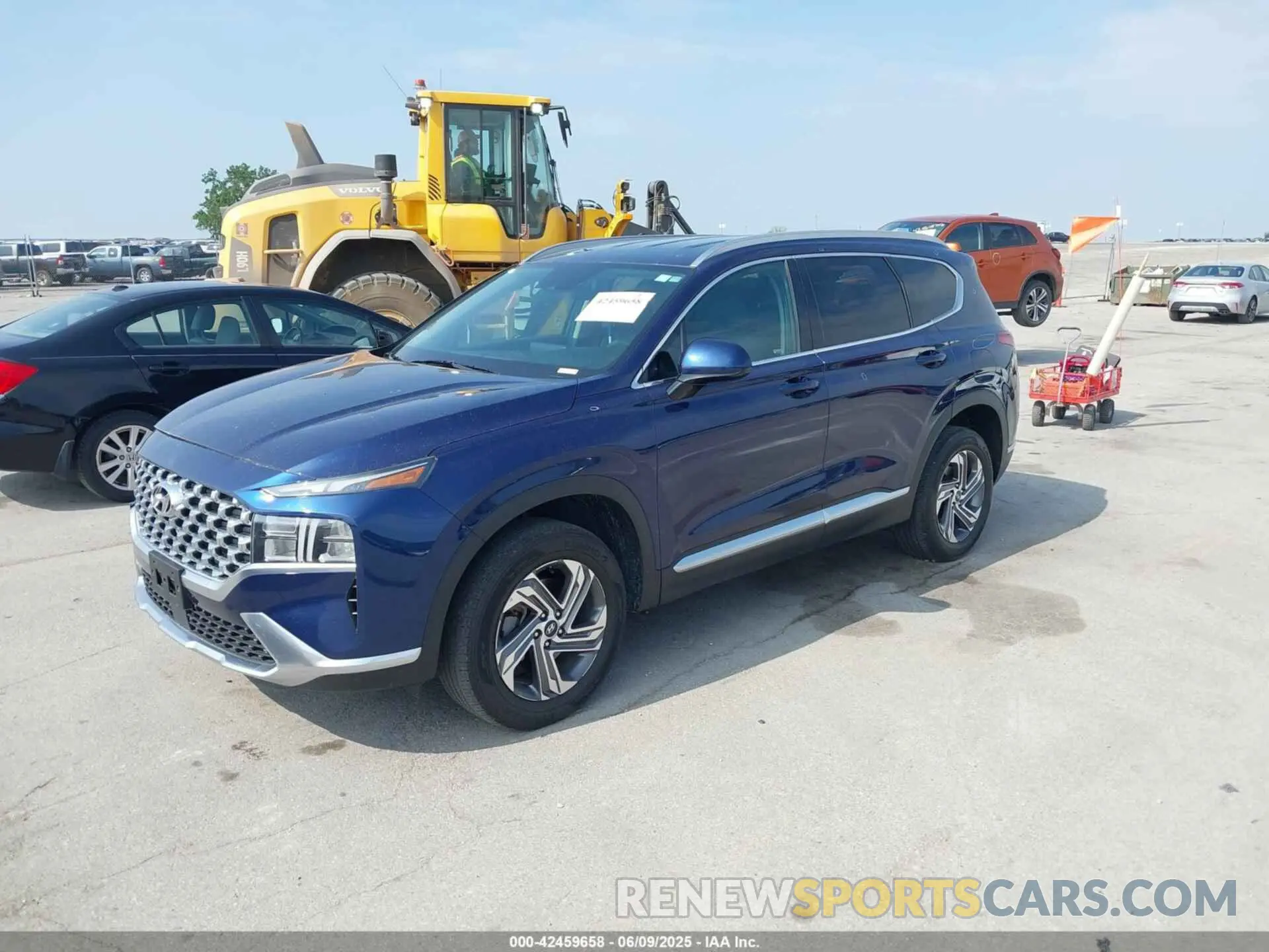 2 Photograph of a damaged car 5NMS2DAJ5NH412200 HYUNDAI SANTA FE 2022