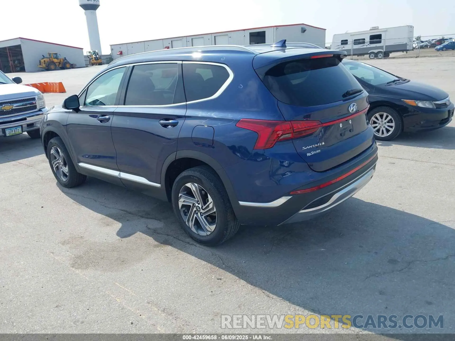 3 Photograph of a damaged car 5NMS2DAJ5NH412200 HYUNDAI SANTA FE 2022
