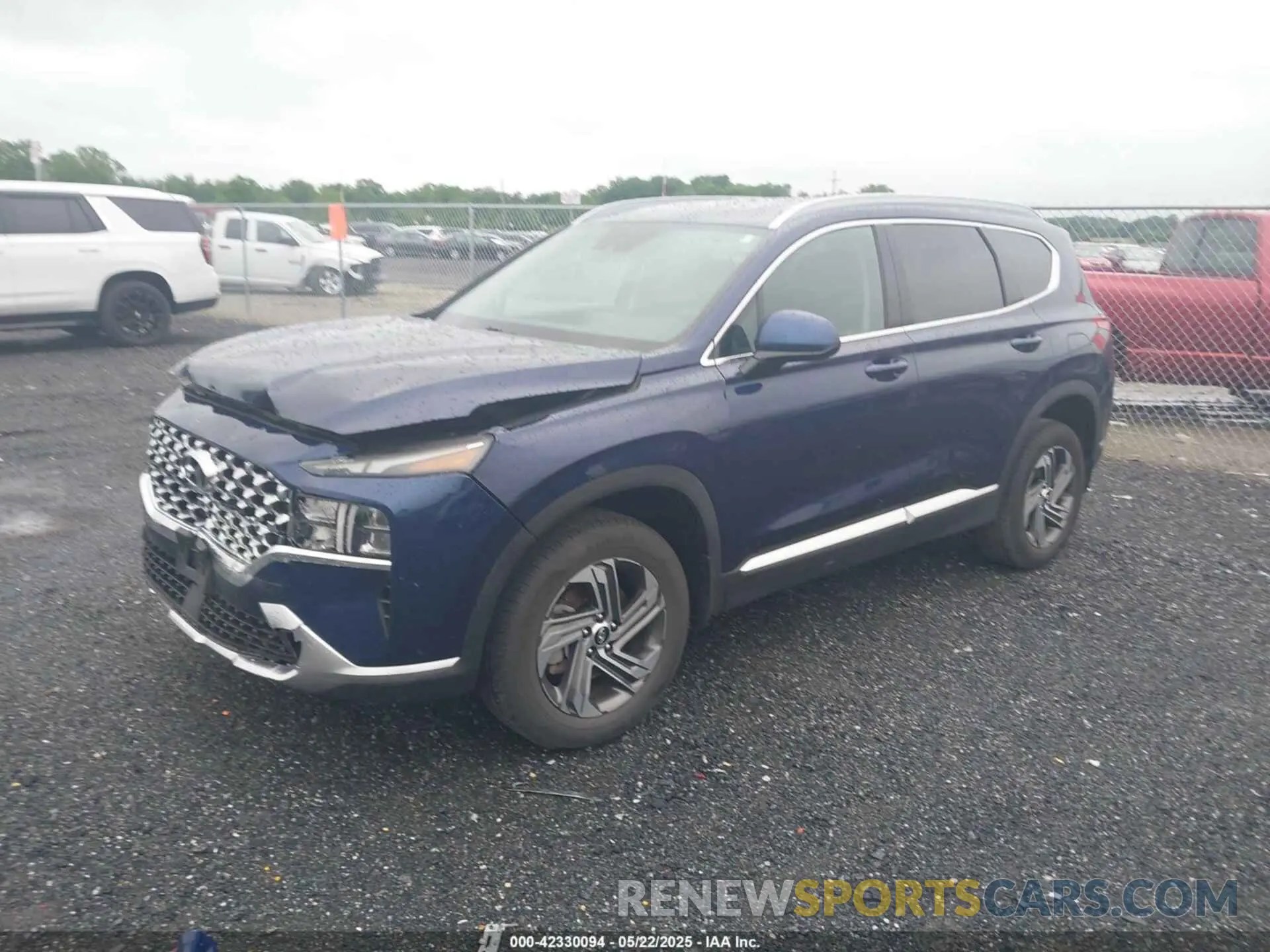 2 Photograph of a damaged car 5NMS2DAJ5NH439199 HYUNDAI SANTA FE 2022