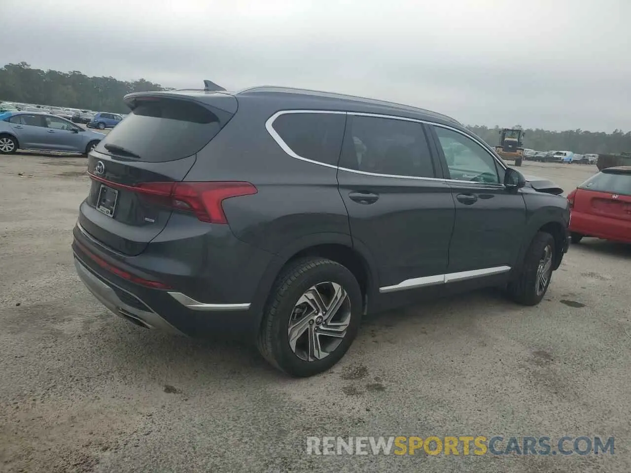 3 Photograph of a damaged car 5NMS2DAJ8NH385364 HYUNDAI SANTA FE 2022