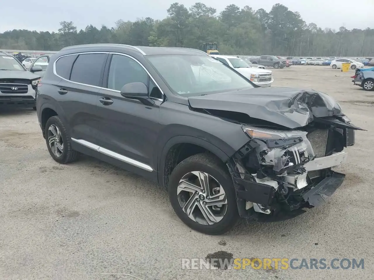 4 Photograph of a damaged car 5NMS2DAJ8NH385364 HYUNDAI SANTA FE 2022