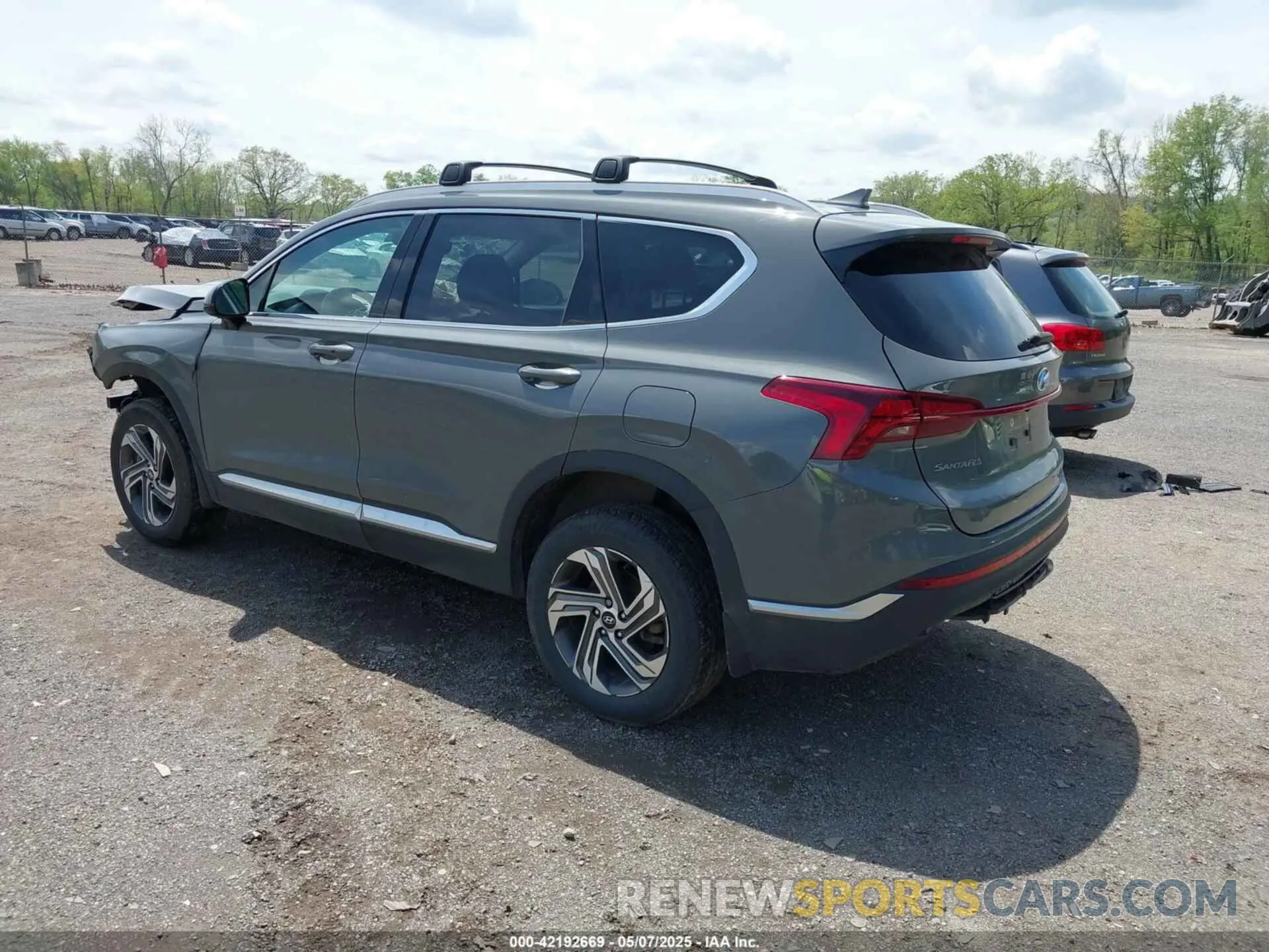 3 Photograph of a damaged car 5NMS2DAJXNH466107 HYUNDAI SANTA FE 2022