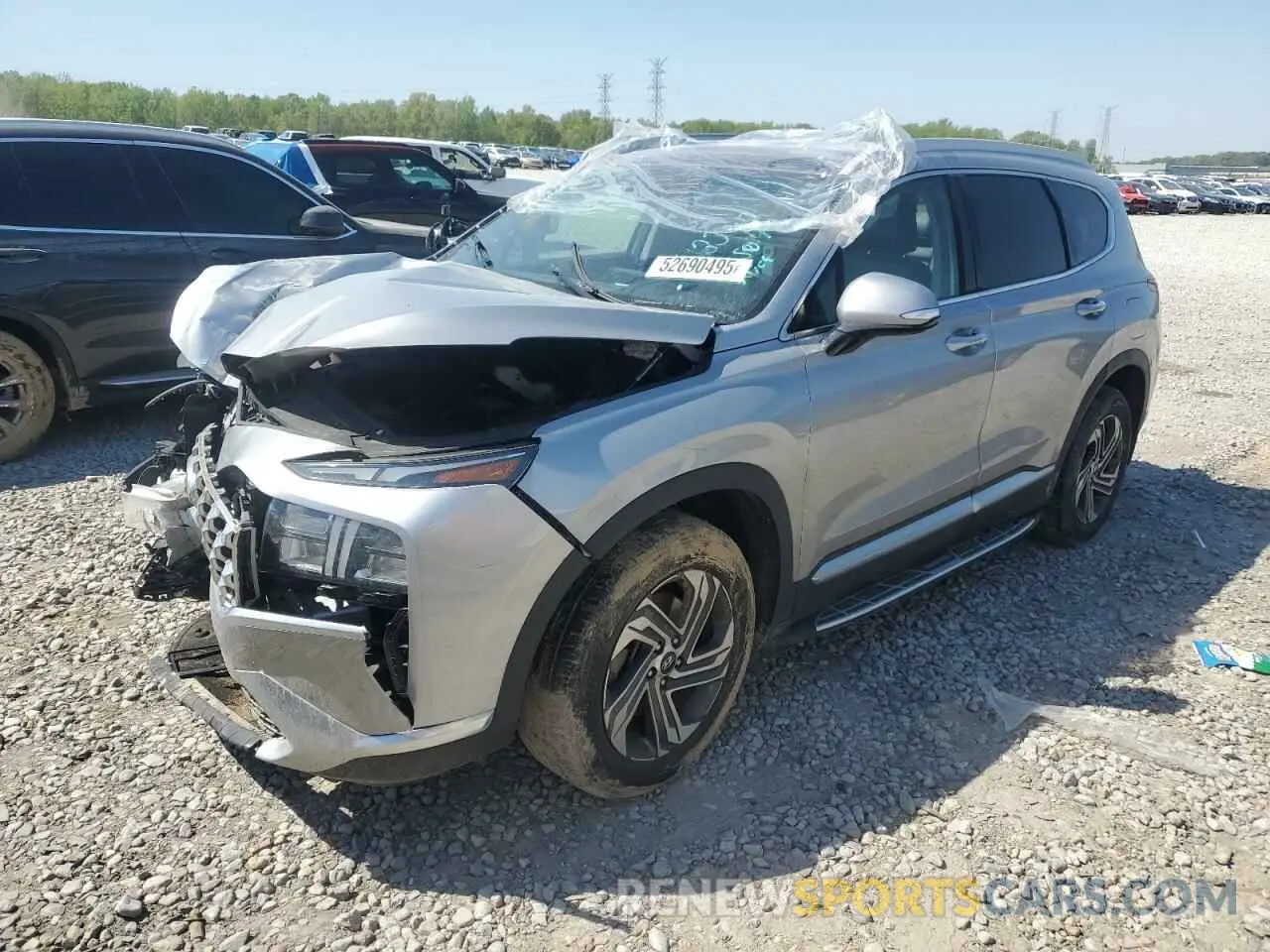 1 Photograph of a damaged car 5NMS34AJ2NH433020 HYUNDAI SANTA FE 2022