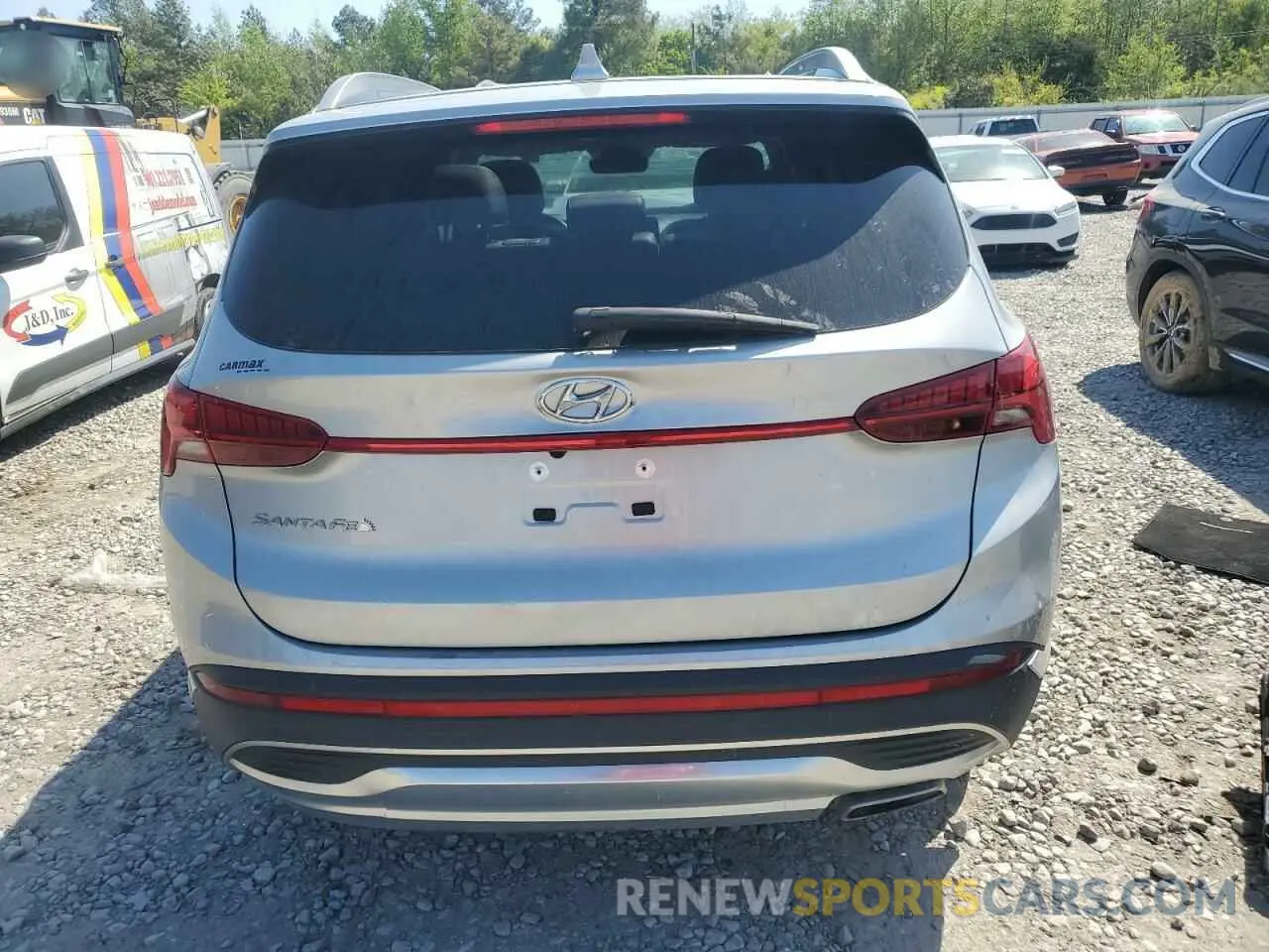 6 Photograph of a damaged car 5NMS34AJ2NH433020 HYUNDAI SANTA FE 2022