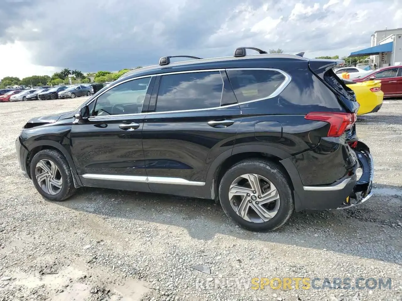 2 Photograph of a damaged car 5NMS34AJ6NH461743 HYUNDAI SANTA FE 2022
