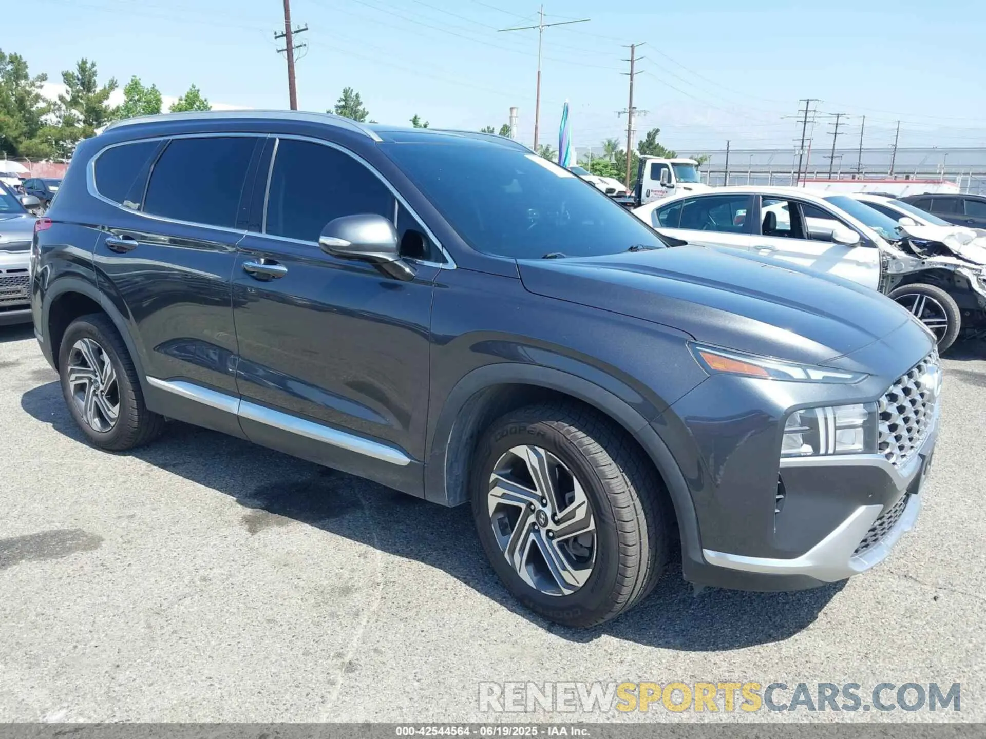 1 Photograph of a damaged car 5NMS34AJ7NH420327 HYUNDAI SANTA FE 2022