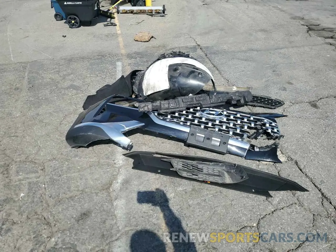 13 Photograph of a damaged car 5NMS34AJ8NH435693 HYUNDAI SANTA FE 2022