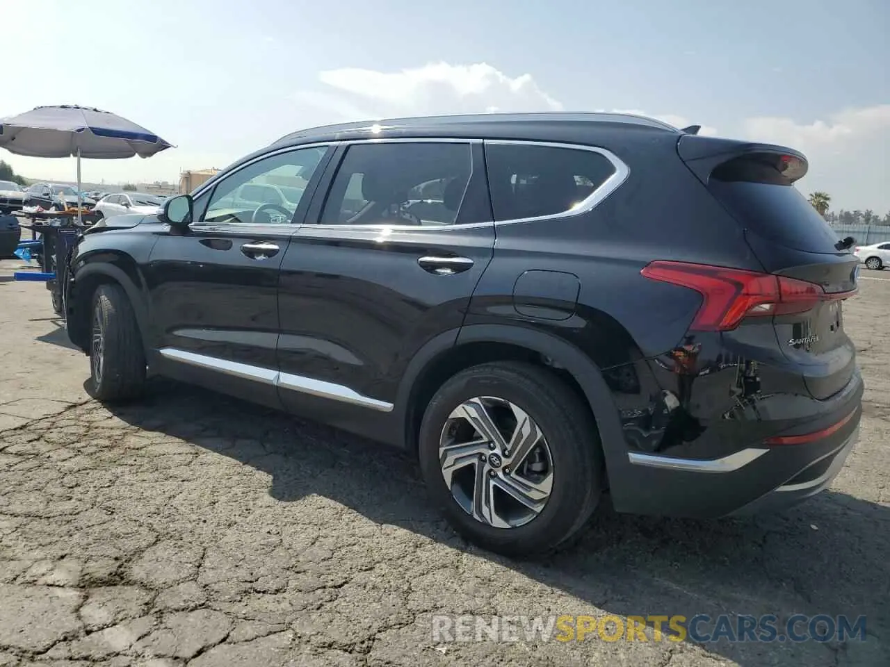 2 Photograph of a damaged car 5NMS34AJ8NH435693 HYUNDAI SANTA FE 2022