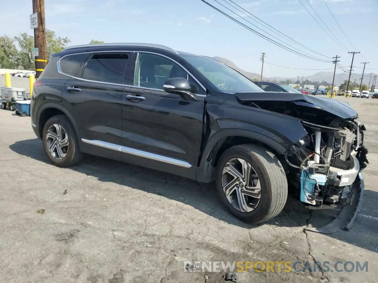 4 Photograph of a damaged car 5NMS34AJ8NH435693 HYUNDAI SANTA FE 2022
