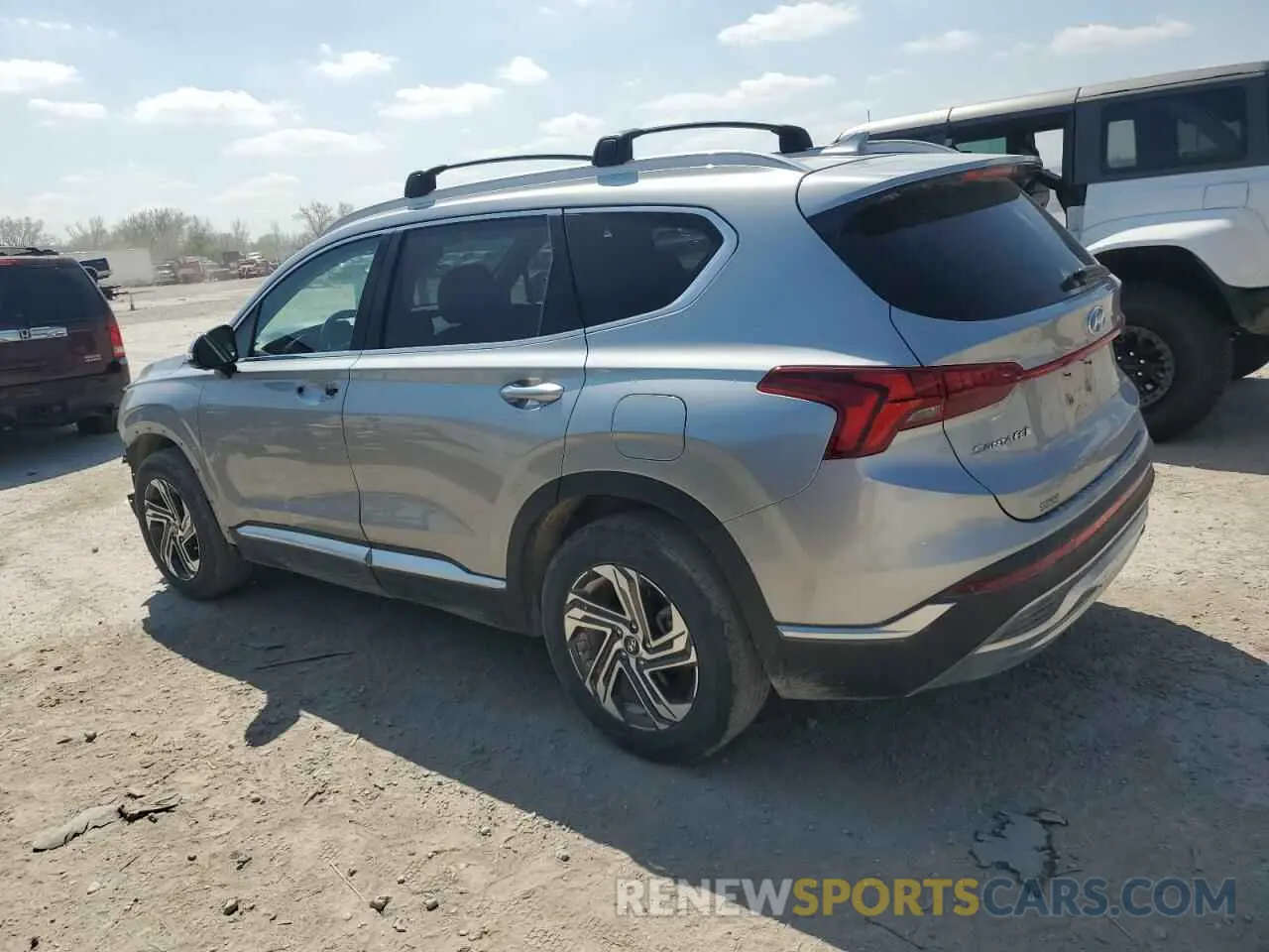 2 Photograph of a damaged car 5NMS34AJ8NH467401 HYUNDAI SANTA FE 2022