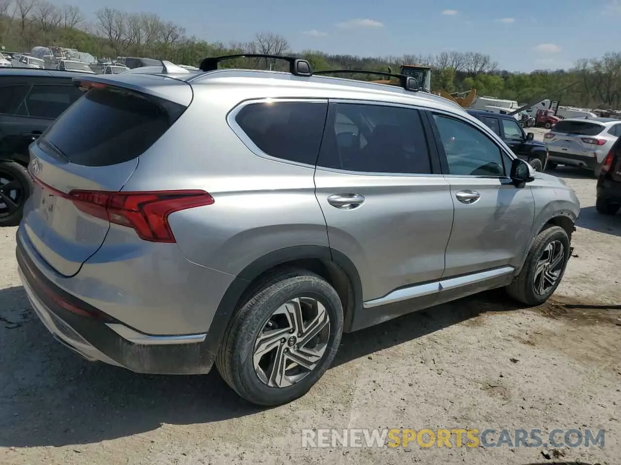 3 Photograph of a damaged car 5NMS34AJ8NH467401 HYUNDAI SANTA FE 2022