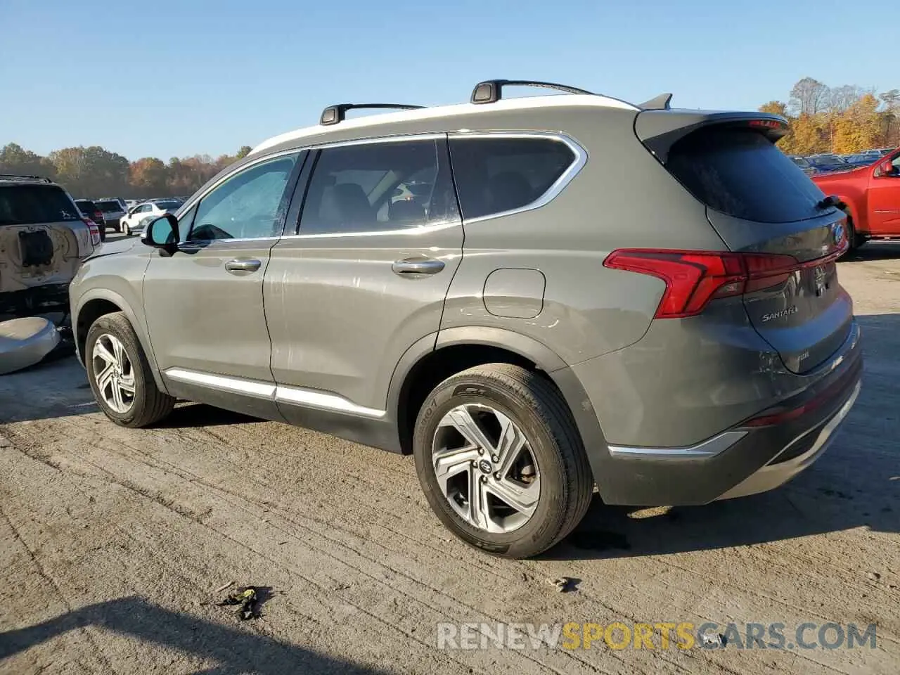 2 Photograph of a damaged car 5NMS3DAJ1NH380519 HYUNDAI SANTA FE 2022
