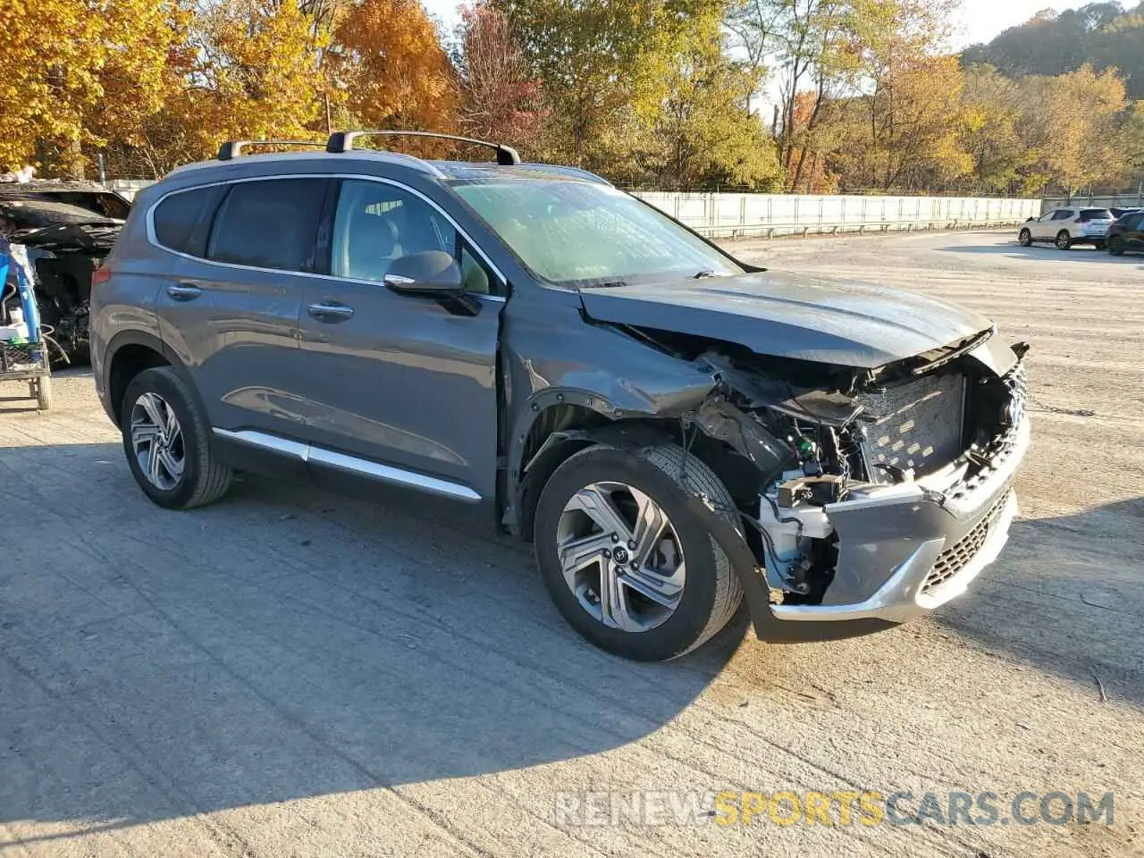 4 Photograph of a damaged car 5NMS3DAJ1NH380519 HYUNDAI SANTA FE 2022