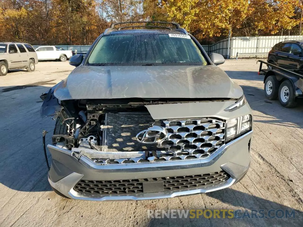 5 Photograph of a damaged car 5NMS3DAJ1NH380519 HYUNDAI SANTA FE 2022