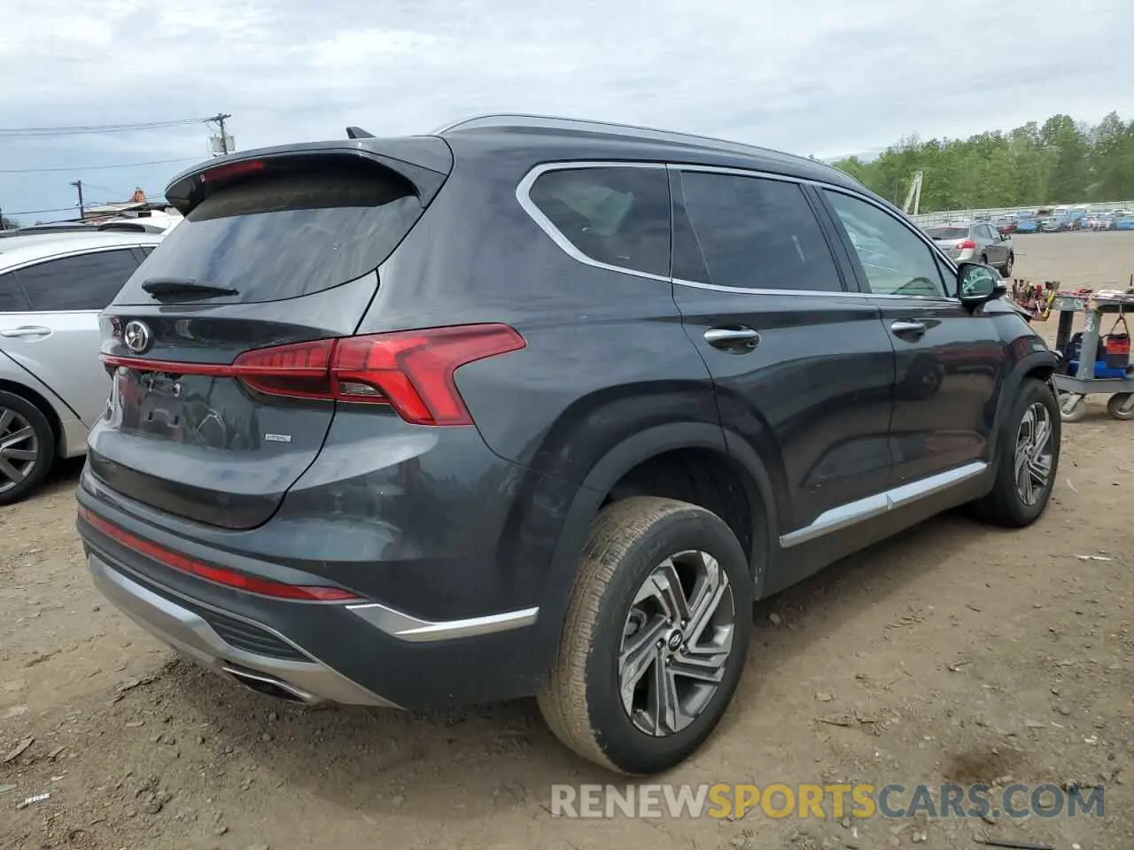 3 Photograph of a damaged car 5NMS3DAJ2NH392386 HYUNDAI SANTA FE 2022
