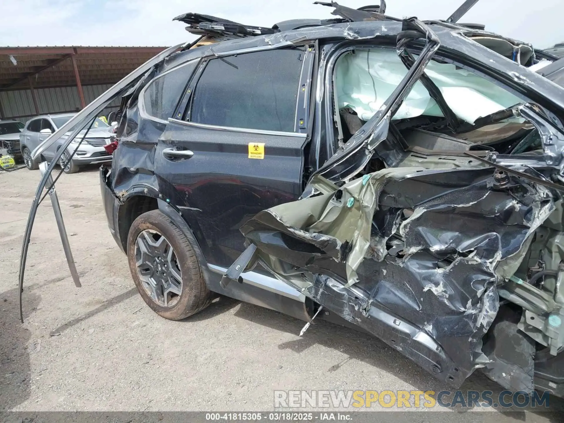 12 Photograph of a damaged car 5NMS3DAJ4NH456444 HYUNDAI SANTA FE 2022