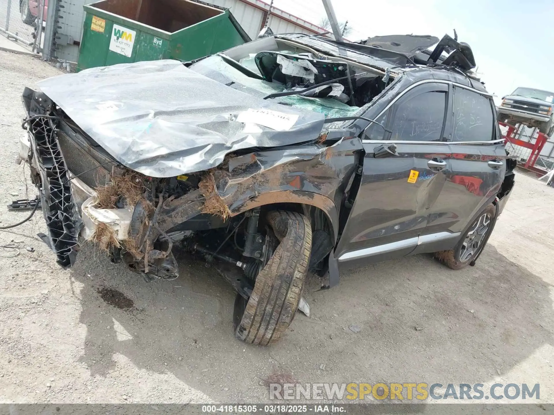 2 Photograph of a damaged car 5NMS3DAJ4NH456444 HYUNDAI SANTA FE 2022
