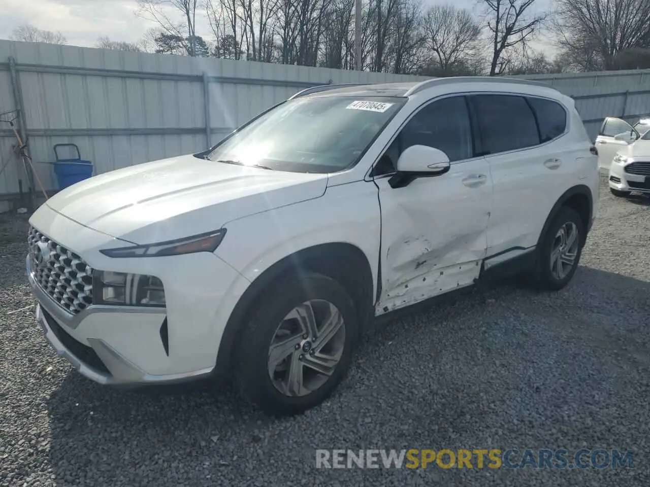 1 Photograph of a damaged car 5NMS3DAJ5NH456033 HYUNDAI SANTA FE 2022