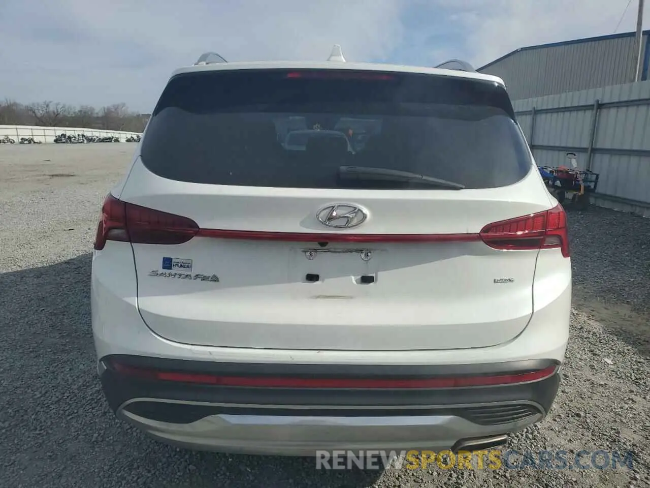 6 Photograph of a damaged car 5NMS3DAJ5NH456033 HYUNDAI SANTA FE 2022