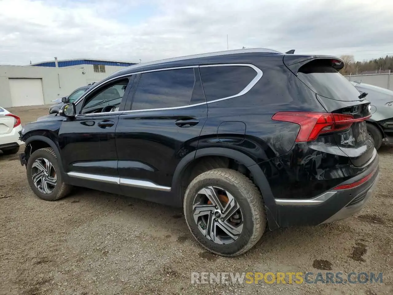 2 Photograph of a damaged car 5NMS3DAJ5NH463855 HYUNDAI SANTA FE 2022