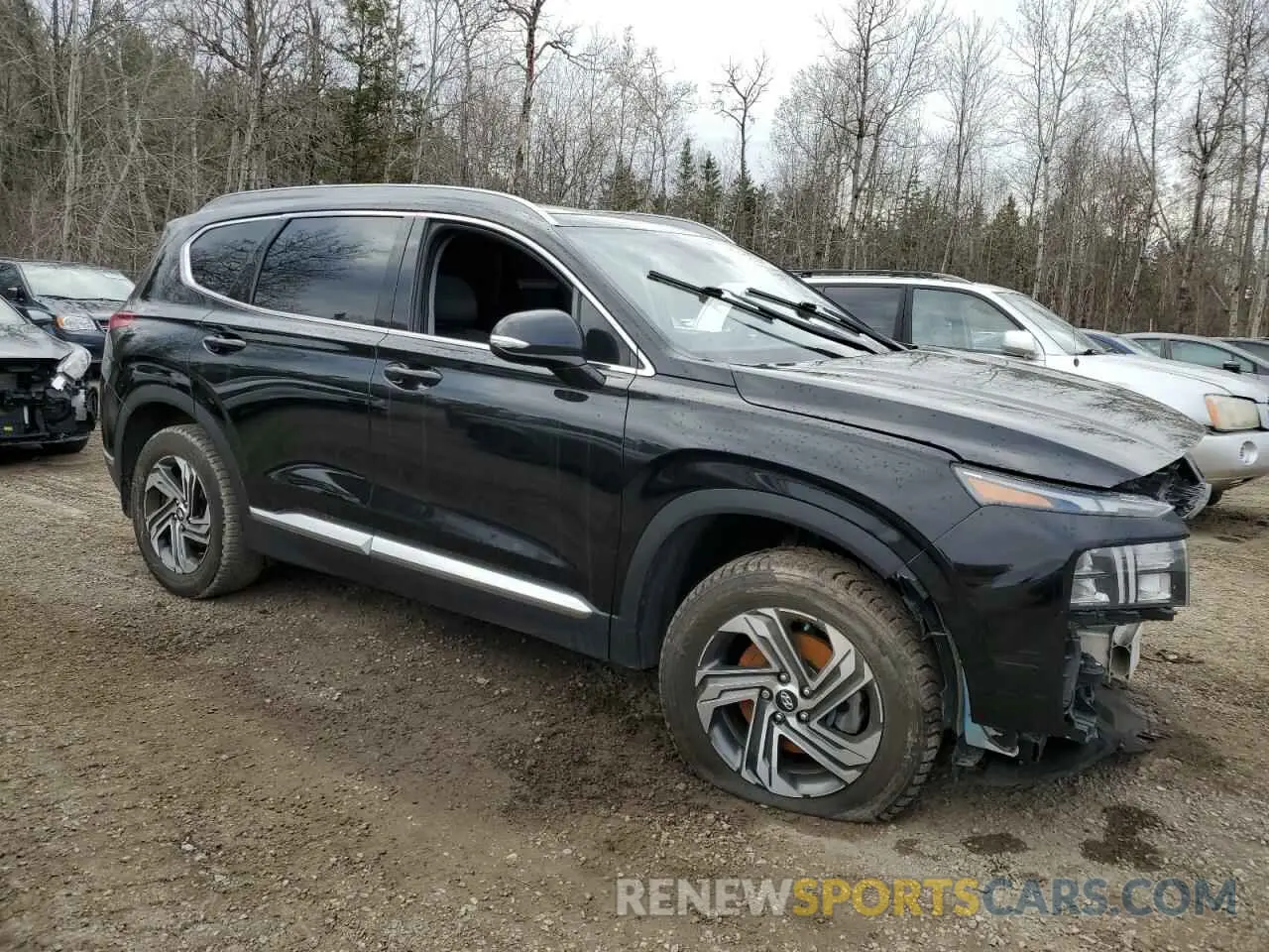 4 Photograph of a damaged car 5NMS3DAJ5NH463855 HYUNDAI SANTA FE 2022