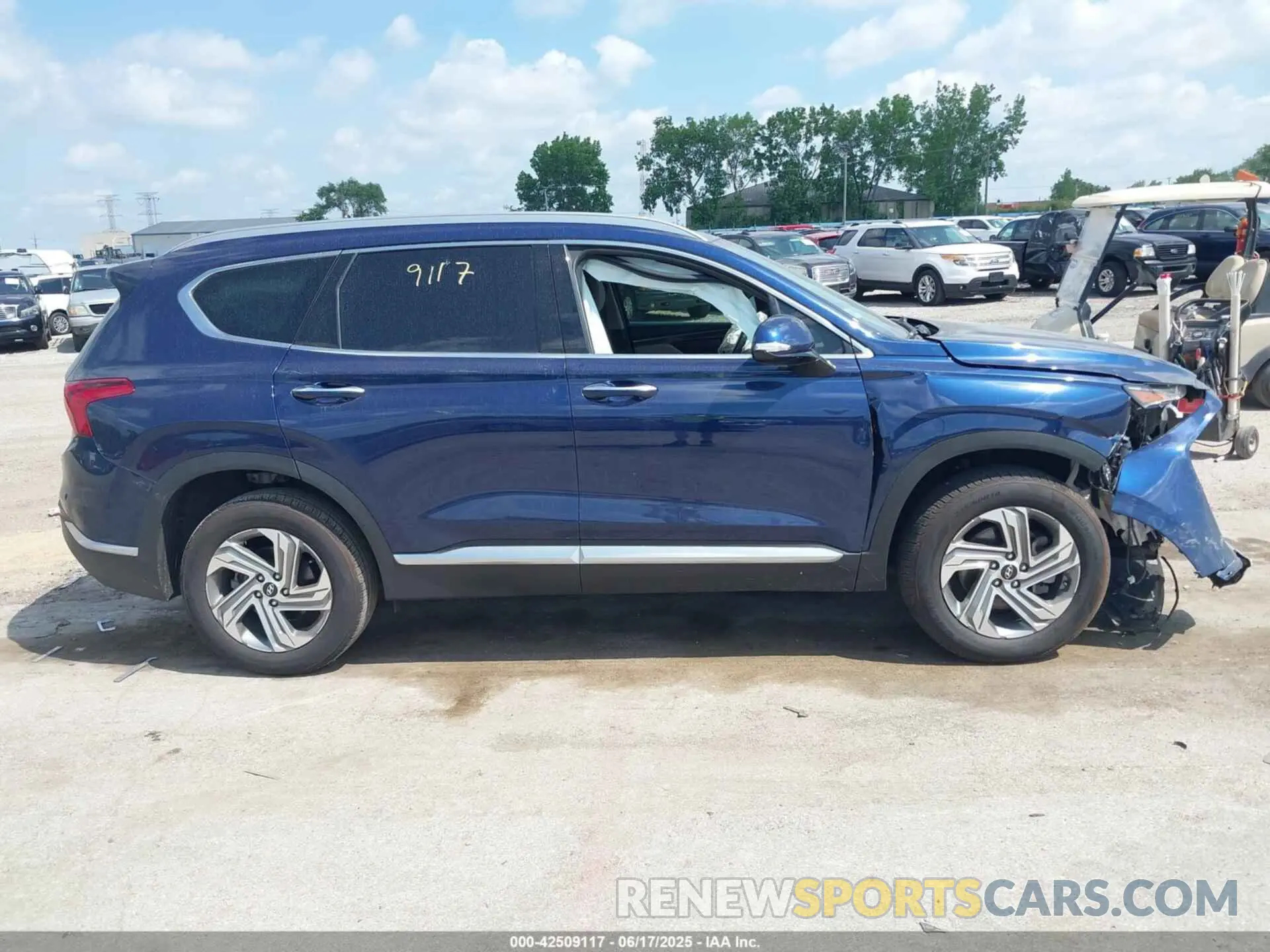 14 Photograph of a damaged car 5NMS3DAJ6NH403745 HYUNDAI SANTA FE 2022