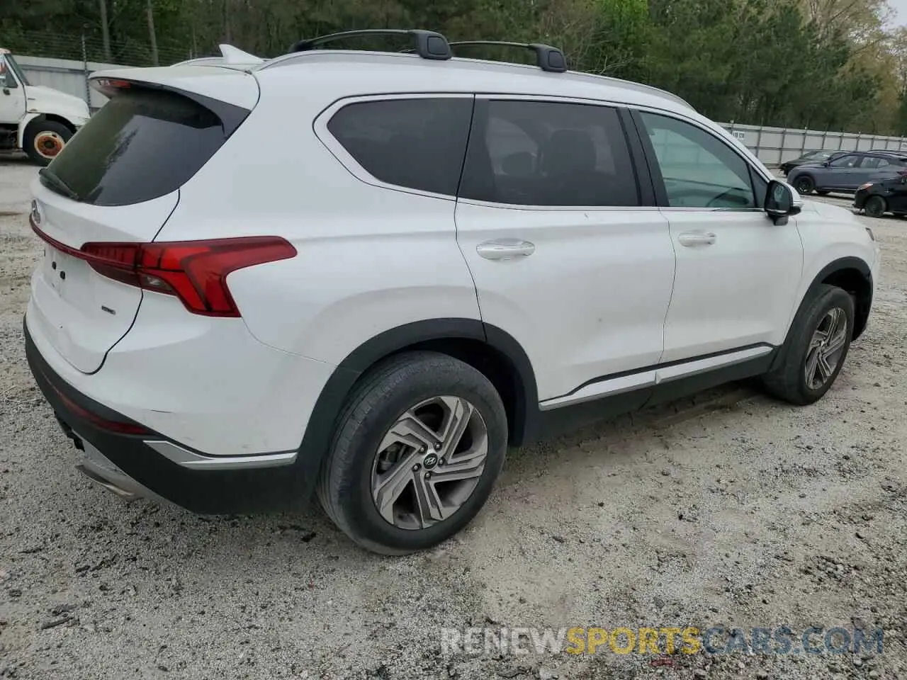 3 Photograph of a damaged car 5NMS3DAJ7NH460066 HYUNDAI SANTA FE 2022