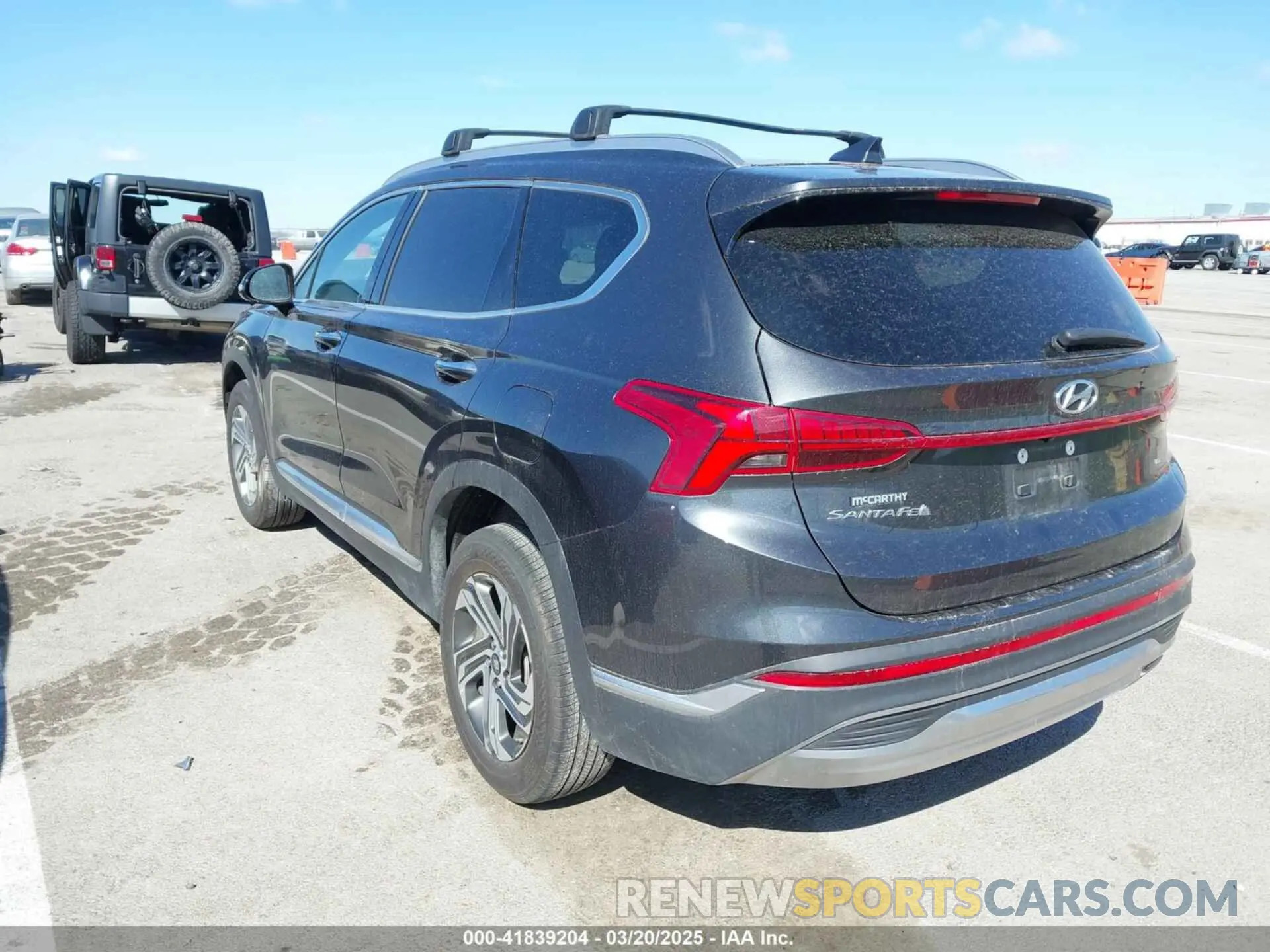 3 Photograph of a damaged car 5NMS3DAJ8NH474669 HYUNDAI SANTA FE 2022