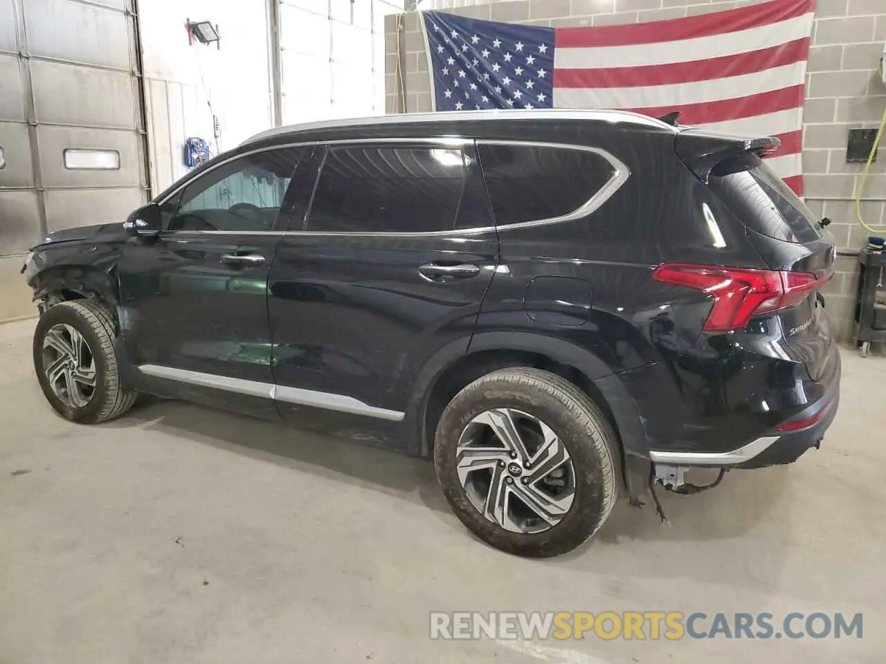 2 Photograph of a damaged car 5NMS3DAJ9NH476334 HYUNDAI SANTA FE 2022