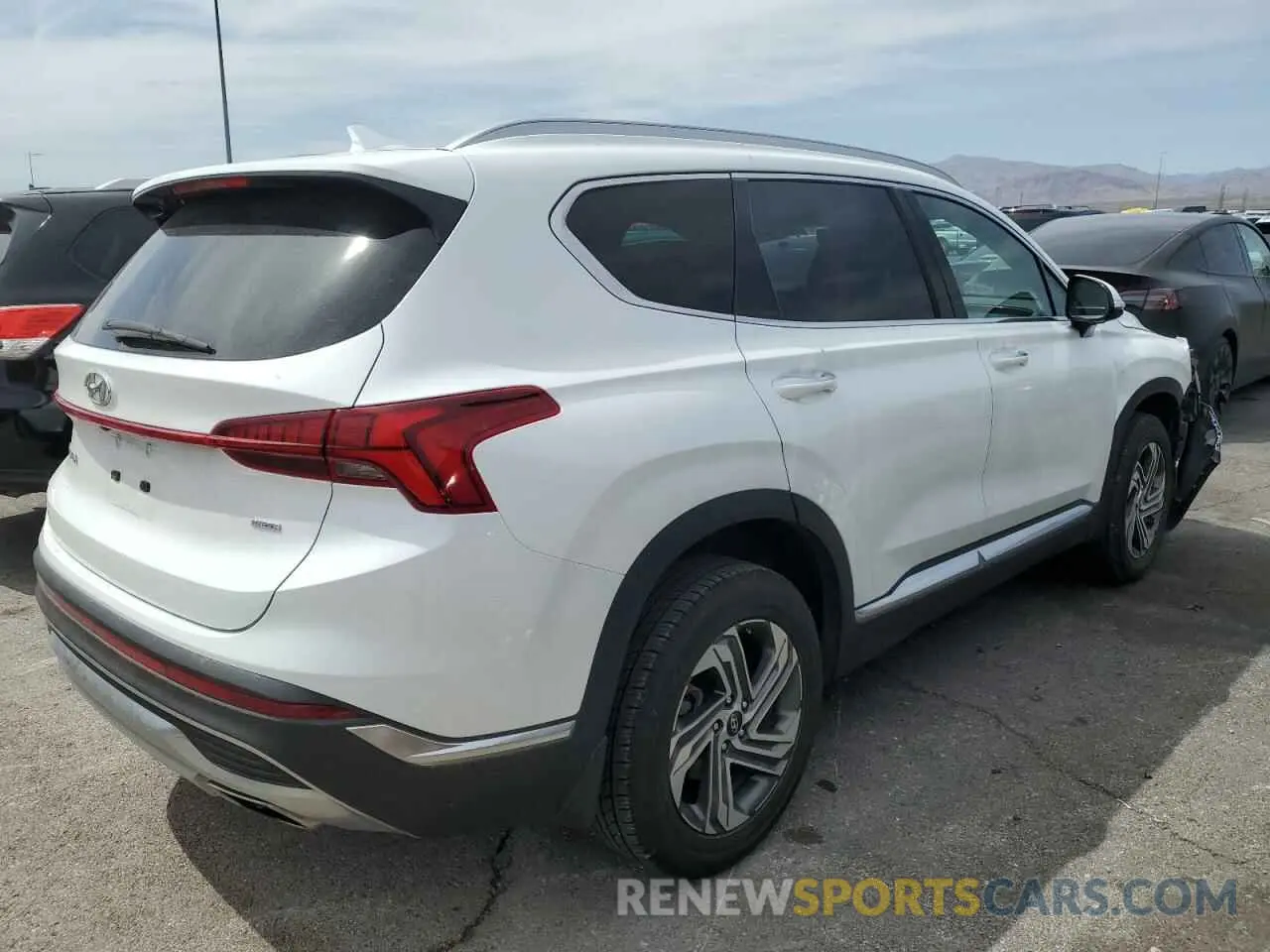 3 Photograph of a damaged car 5NMS3DAJXNH406079 HYUNDAI SANTA FE 2022
