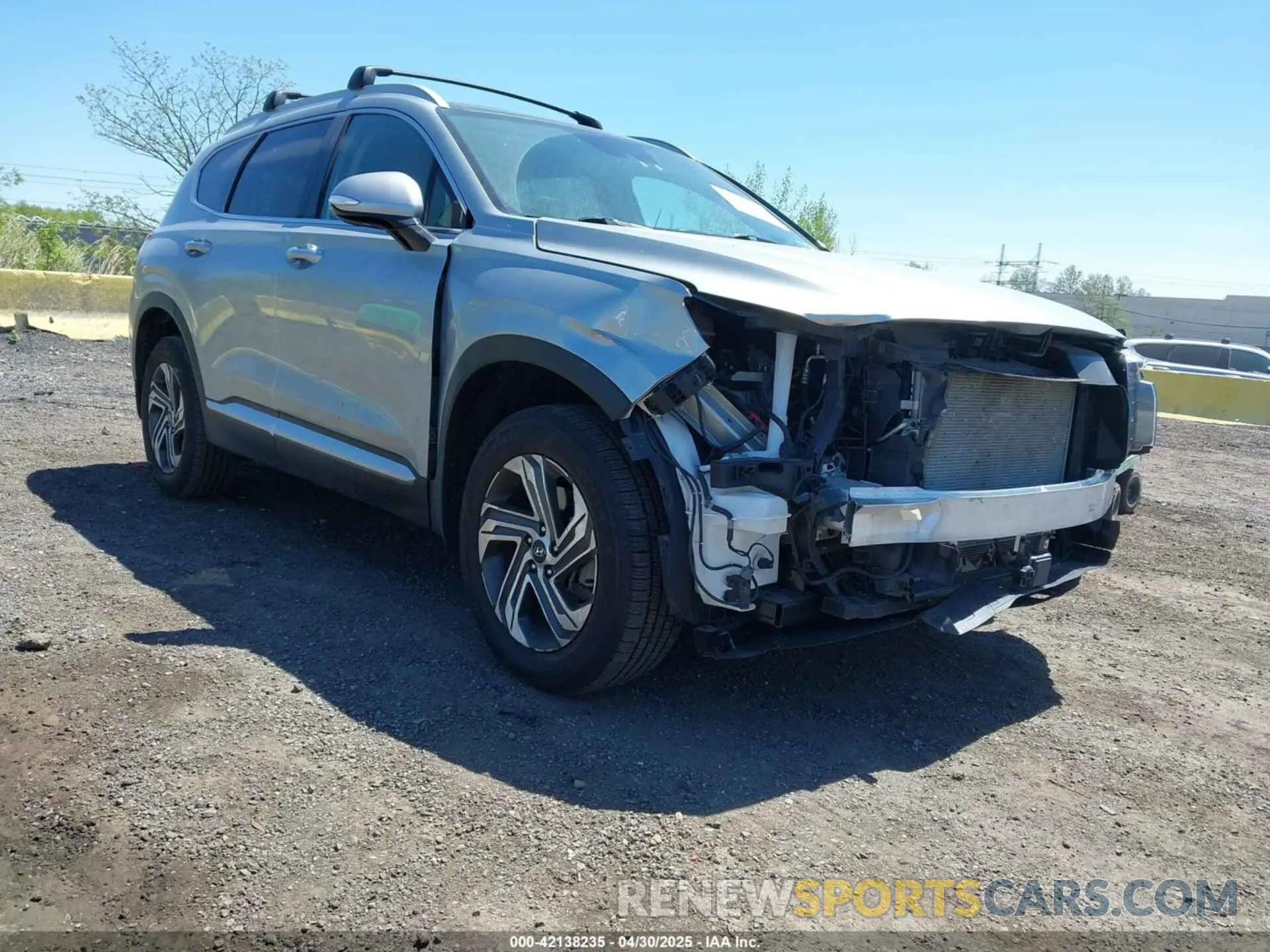 1 Photograph of a damaged car 5NMS3DAJXNH473975 HYUNDAI SANTA FE 2022