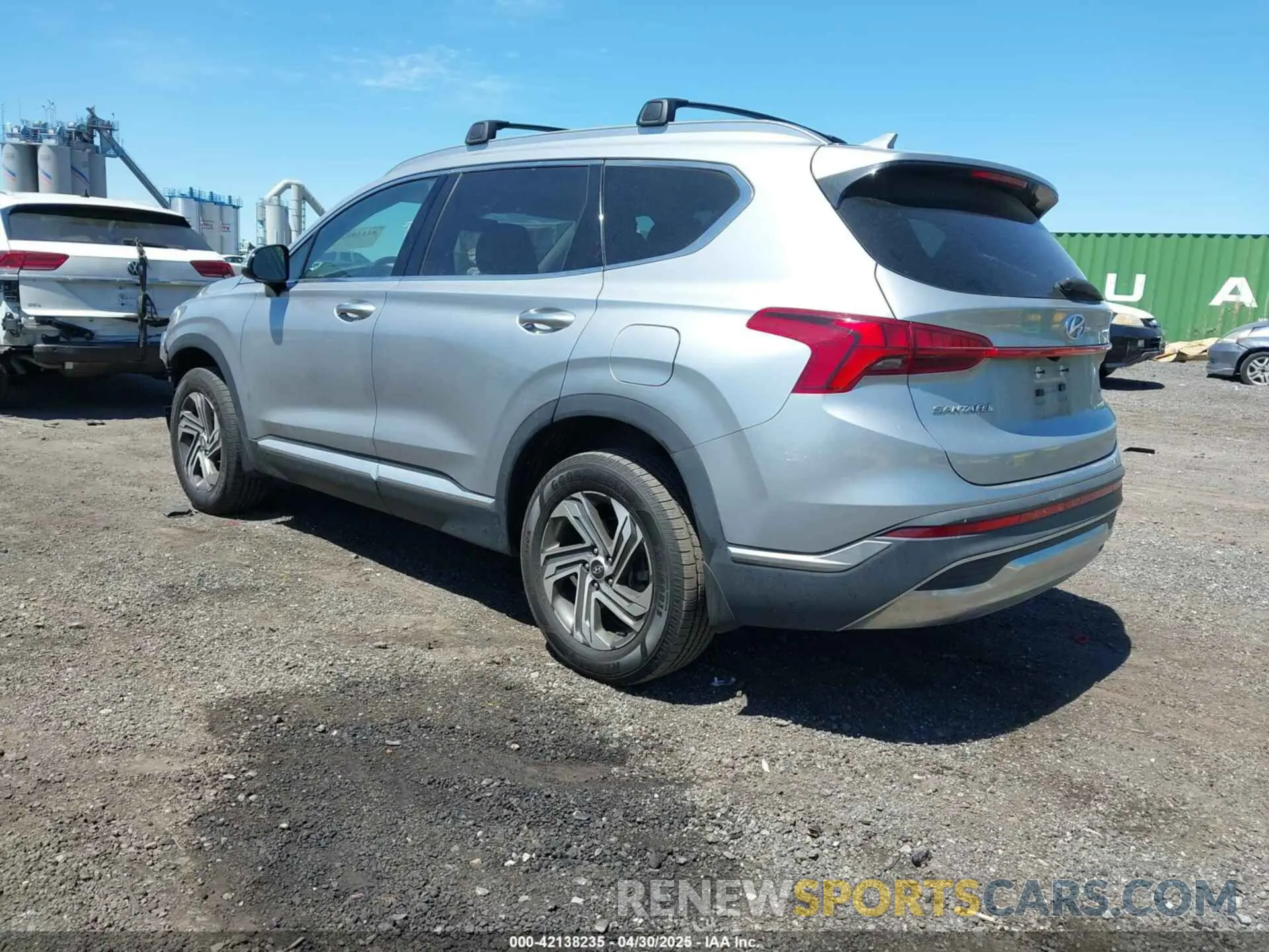 3 Photograph of a damaged car 5NMS3DAJXNH473975 HYUNDAI SANTA FE 2022
