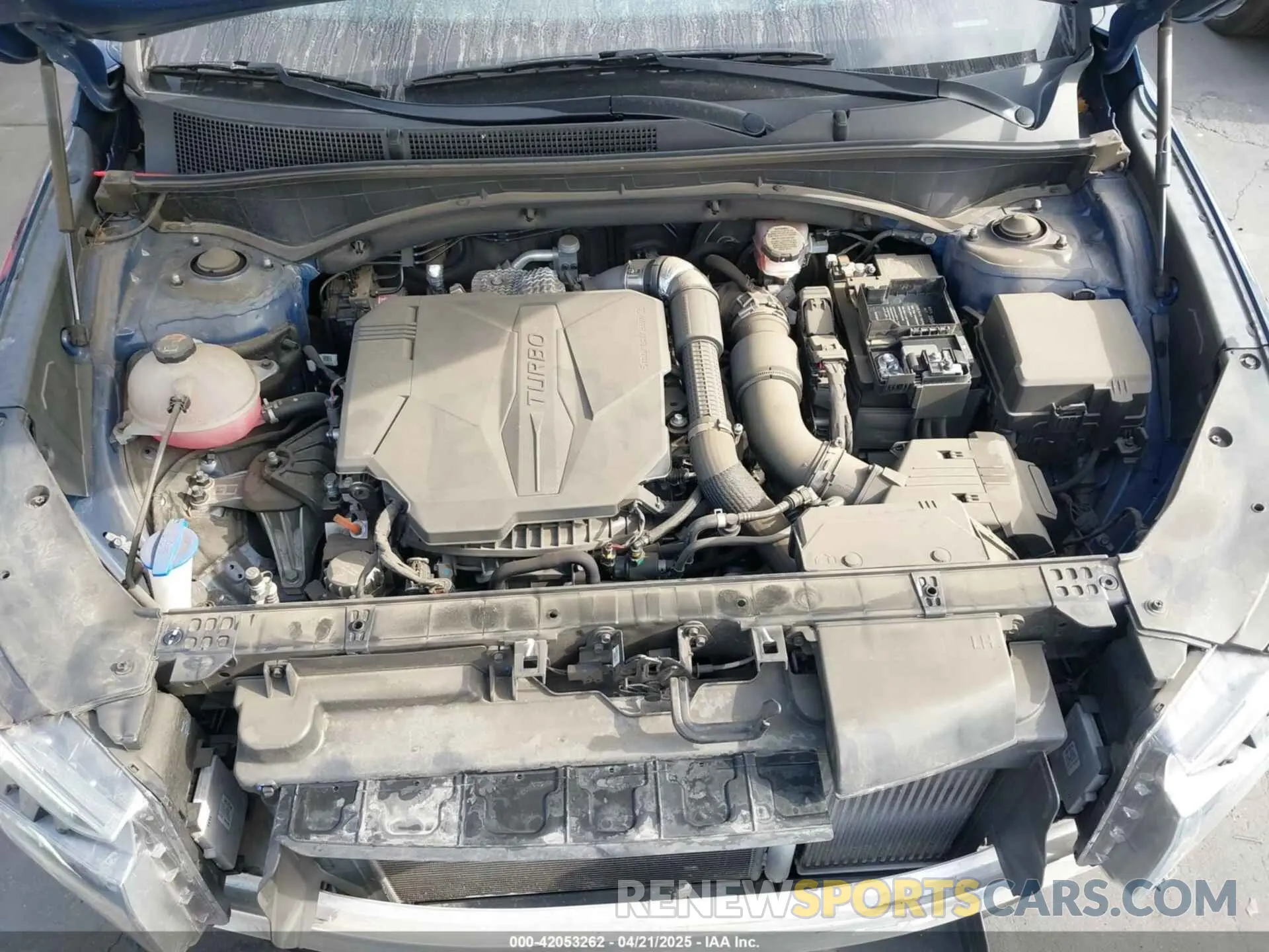 10 Photograph of a damaged car 5NMS44AL4NH453428 HYUNDAI SANTA FE 2022