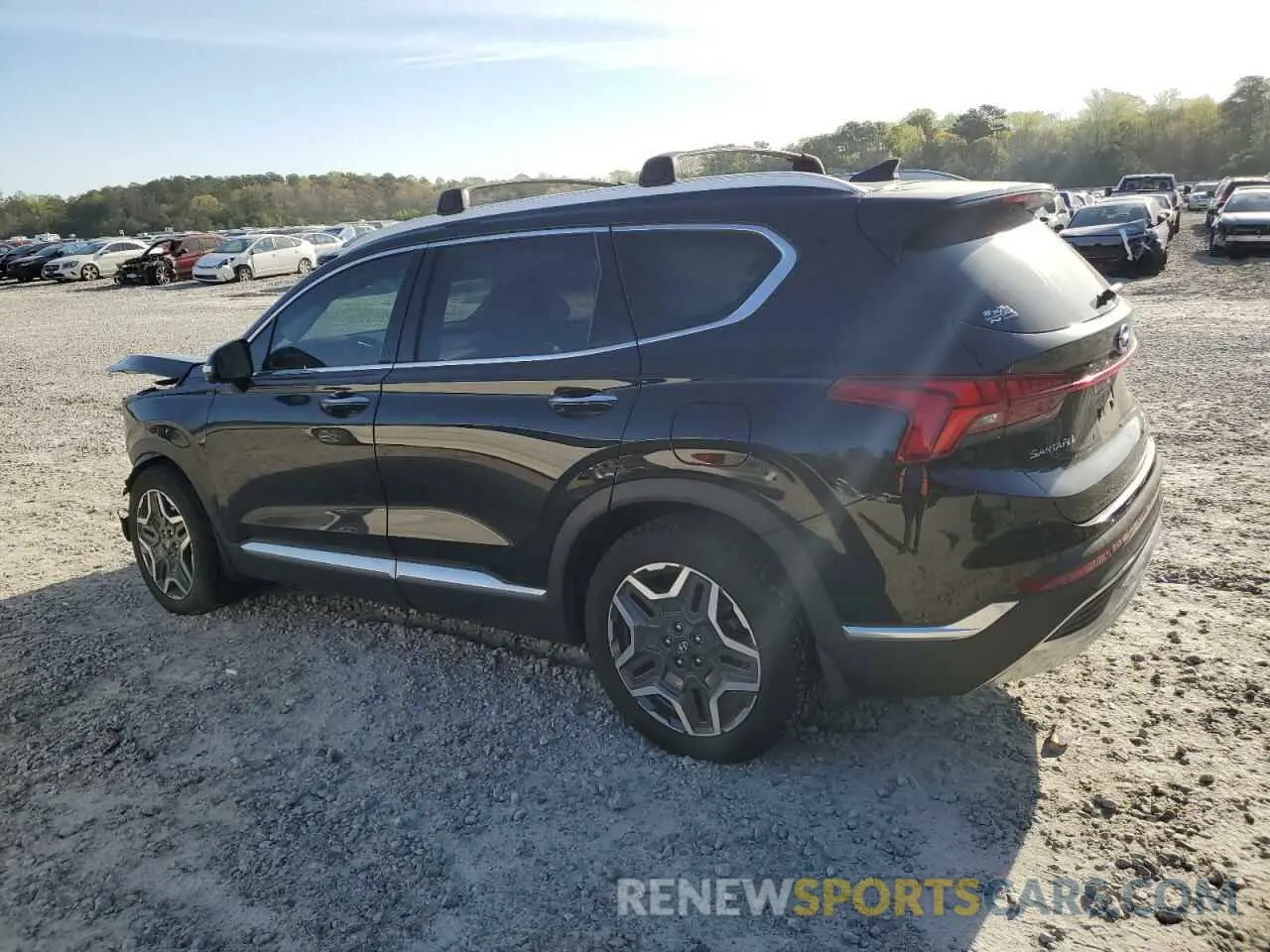 2 Photograph of a damaged car 5NMS44AL5NH453695 HYUNDAI SANTA FE 2022