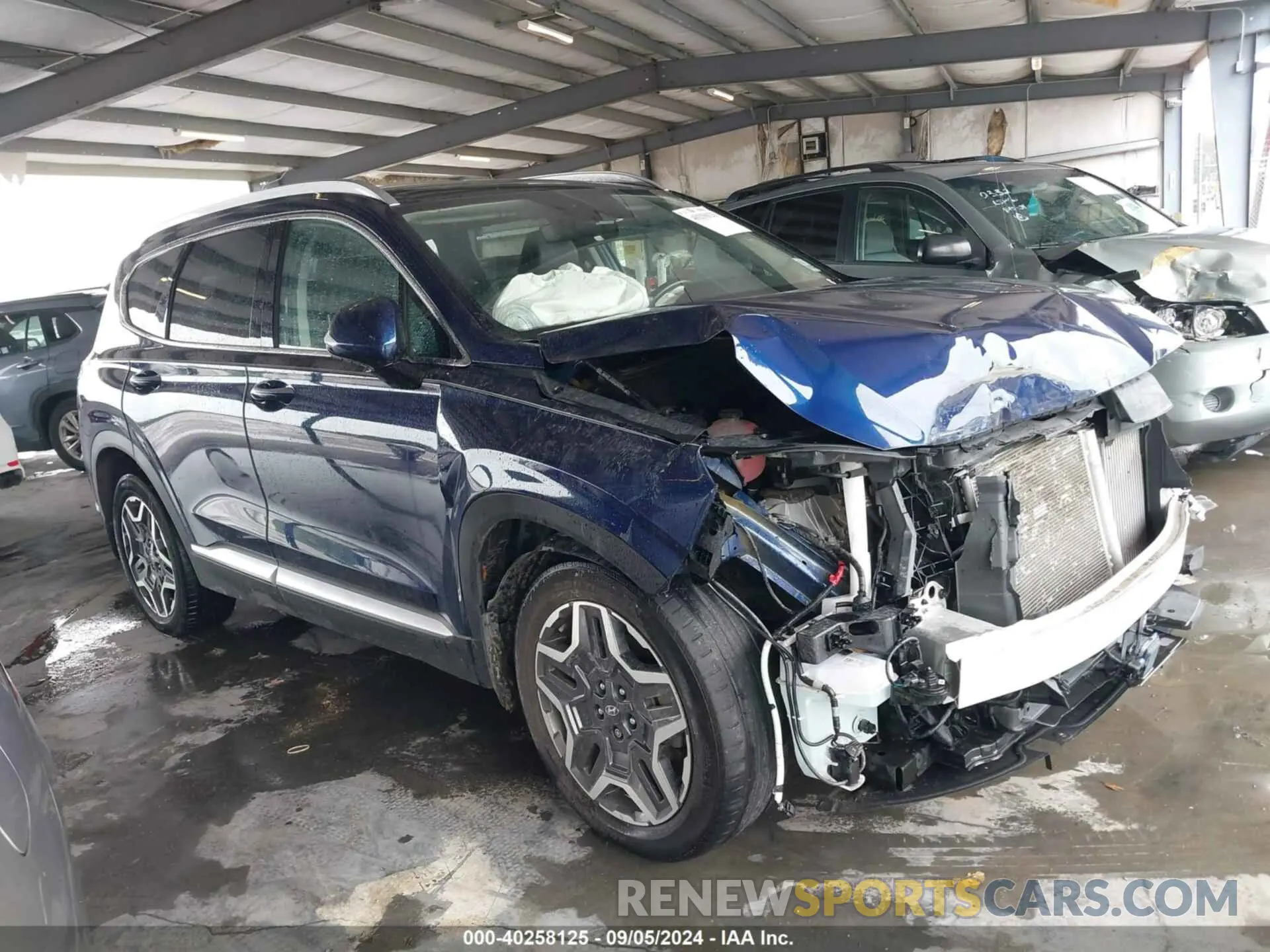 1 Photograph of a damaged car 5NMS44AL5NH469170 HYUNDAI SANTA FE 2022