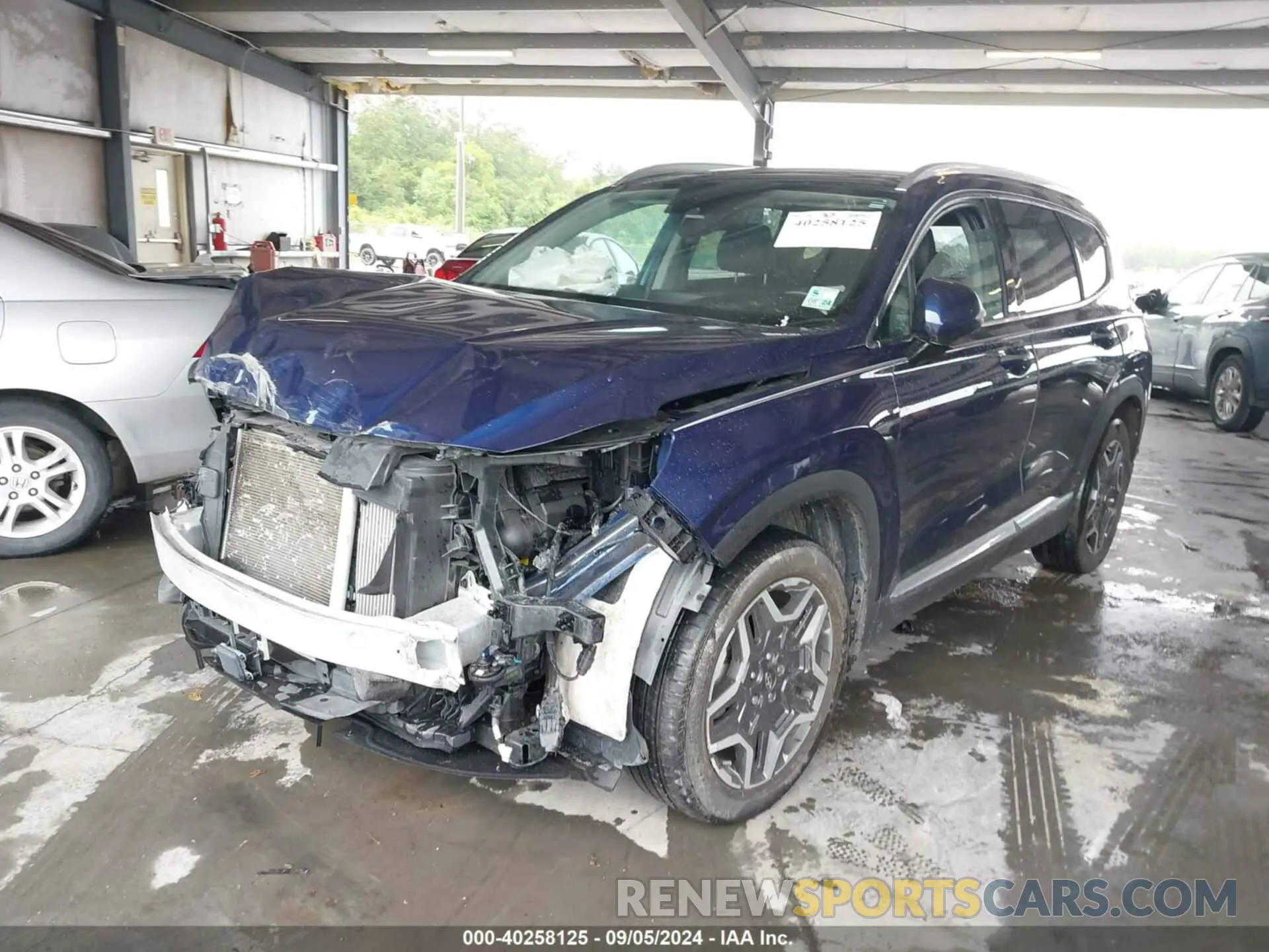 2 Photograph of a damaged car 5NMS44AL5NH469170 HYUNDAI SANTA FE 2022