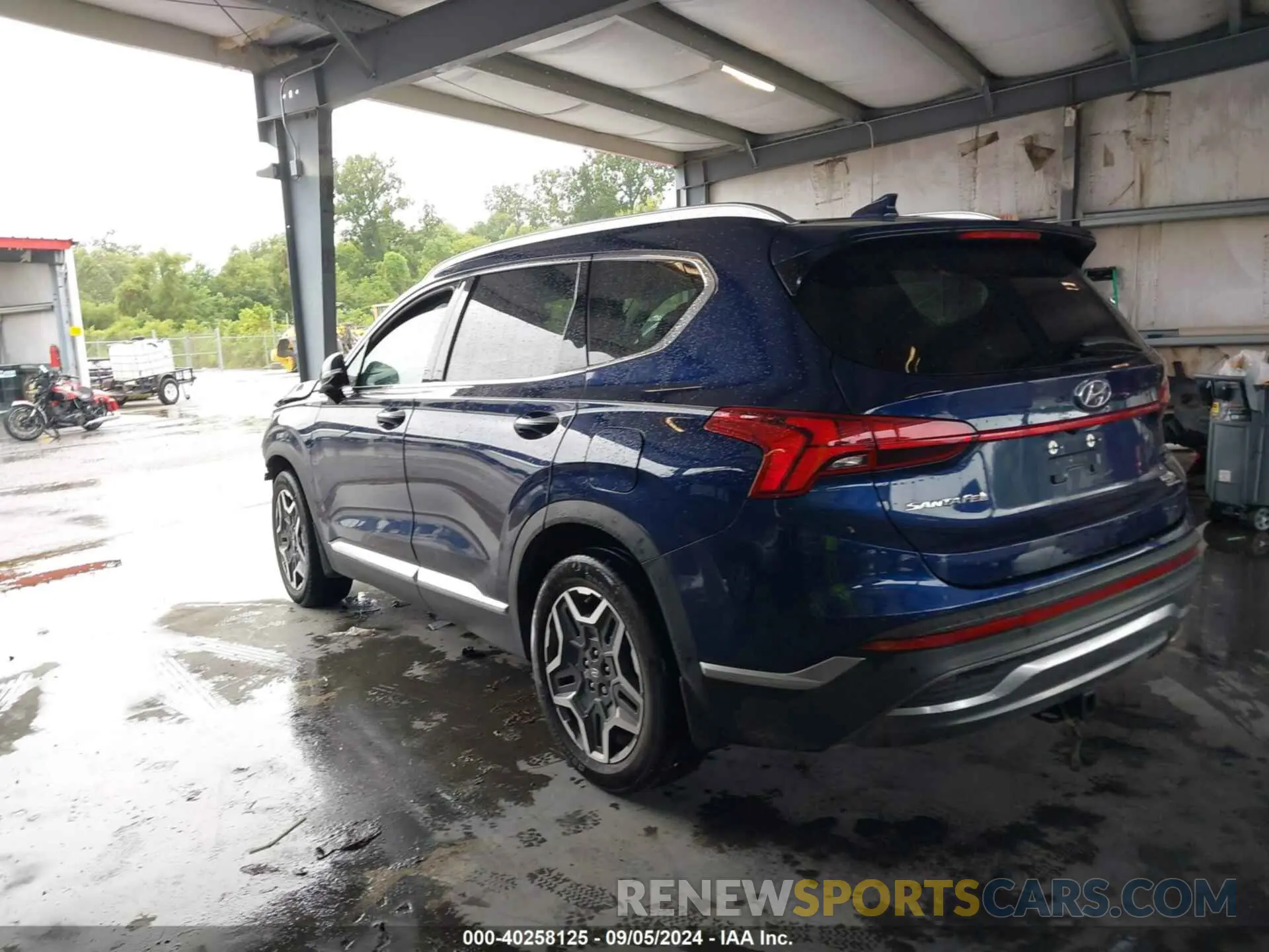 3 Photograph of a damaged car 5NMS44AL5NH469170 HYUNDAI SANTA FE 2022