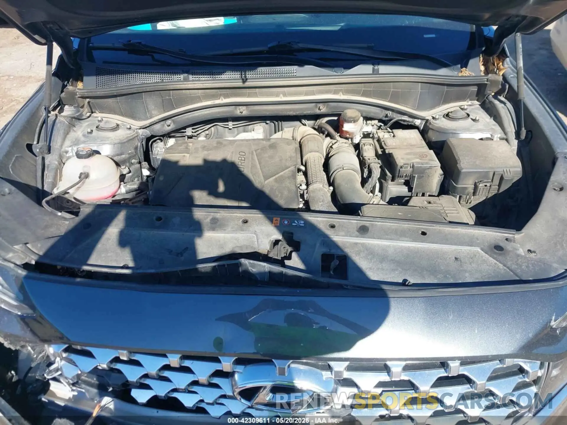 10 Photograph of a damaged car 5NMS44AL6NH479156 HYUNDAI SANTA FE 2022