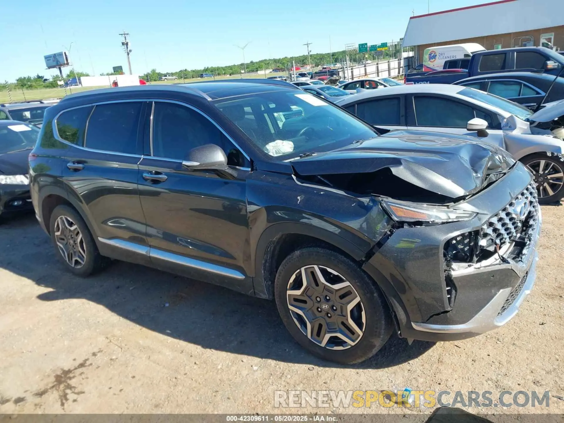 13 Photograph of a damaged car 5NMS44AL6NH479156 HYUNDAI SANTA FE 2022
