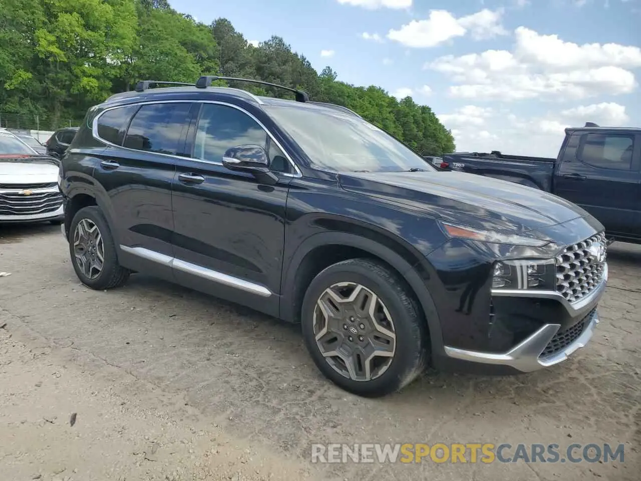 4 Photograph of a damaged car 5NMS44AL7NH376733 HYUNDAI SANTA FE 2022