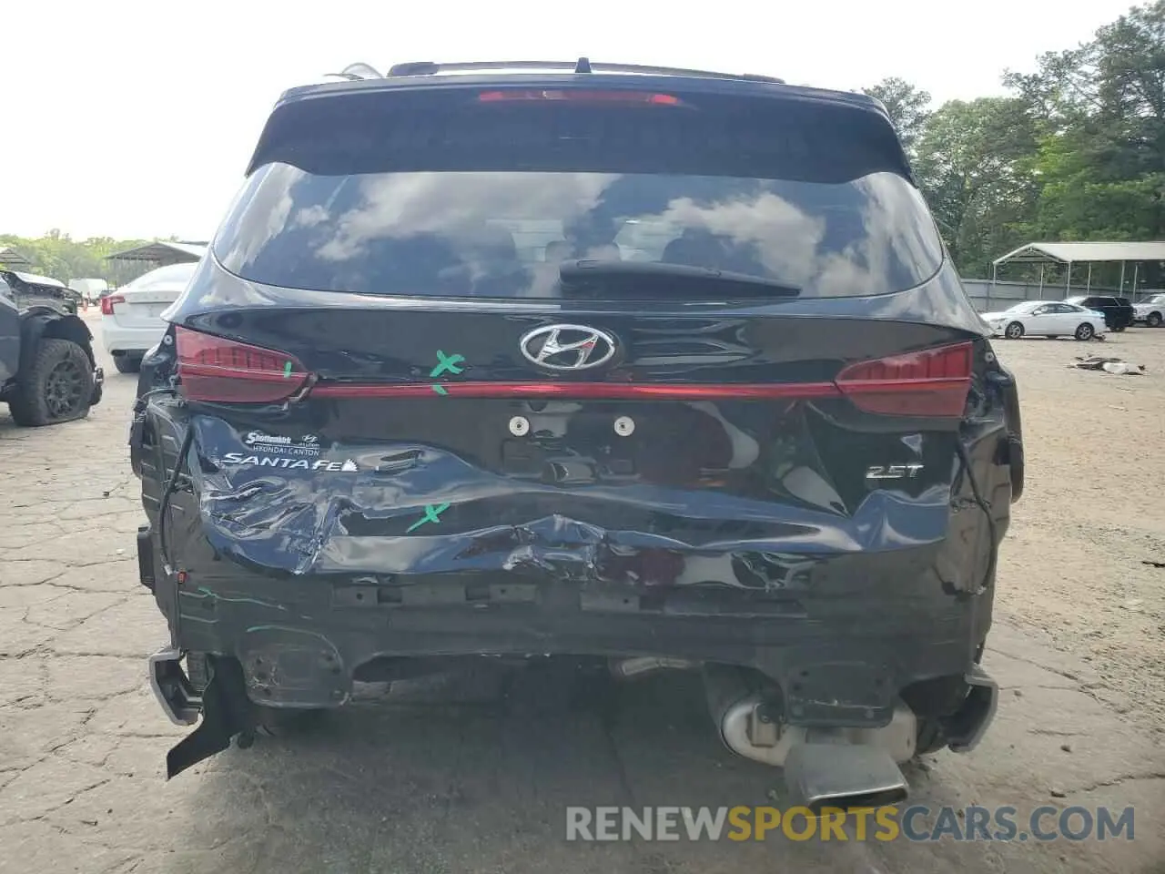 6 Photograph of a damaged car 5NMS44AL7NH376733 HYUNDAI SANTA FE 2022